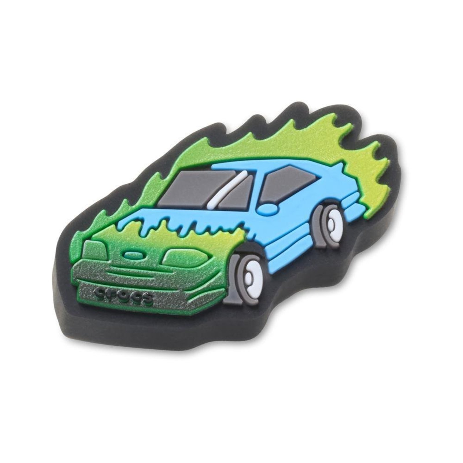Infantil - Jibbitz™ Carro De Corrida Com Fogo Led Único Branco