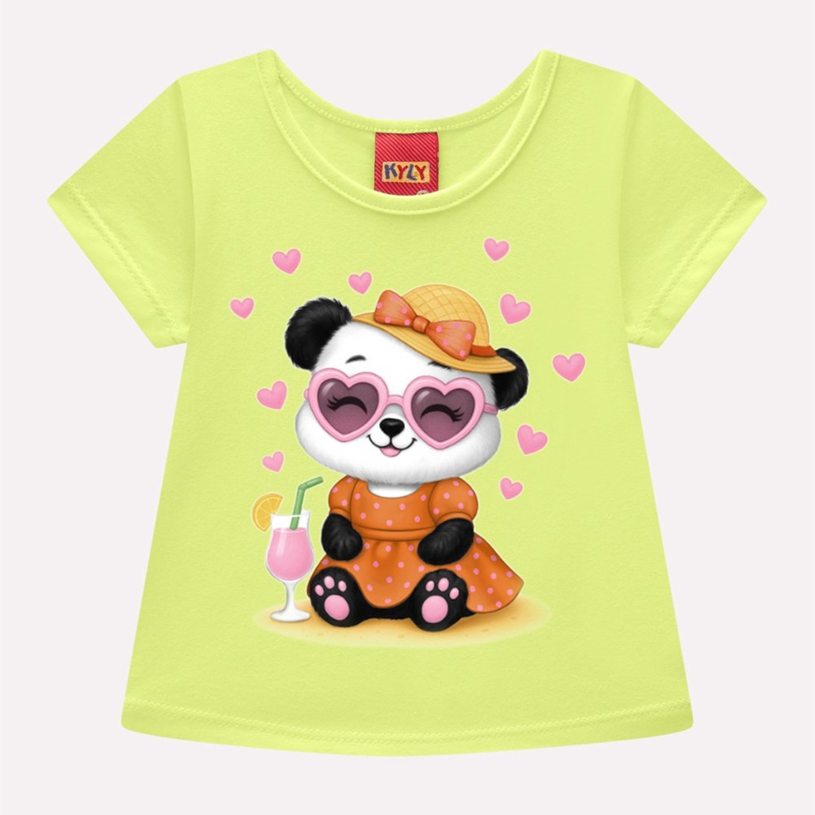 Infantil - Blusa Menina Pandinha Kyly