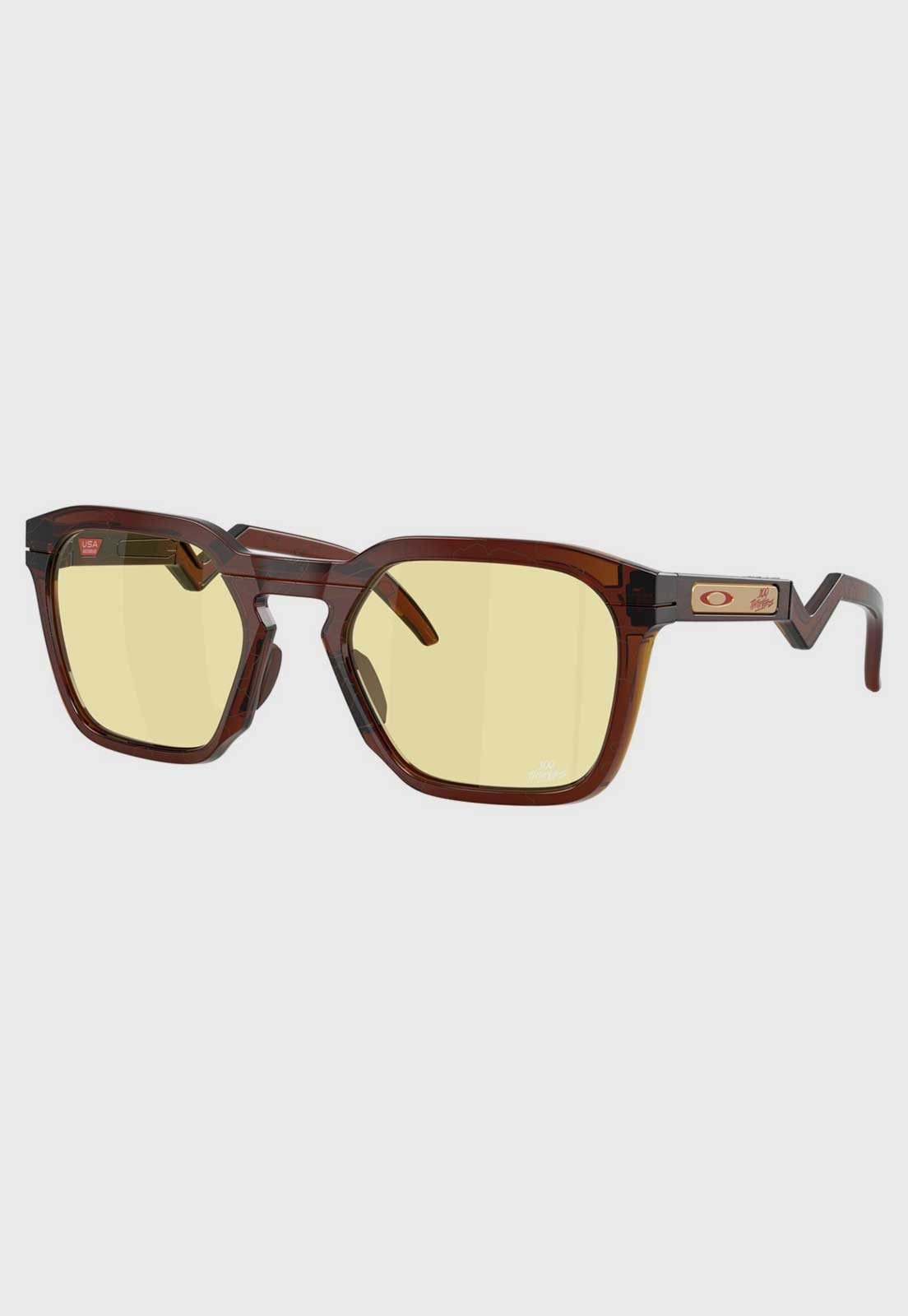 Óculos de Sol Oakley Quadrado Marrom