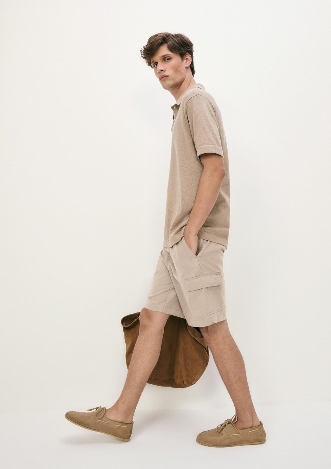 Shorts Masculino Tecido Empapelado Hering