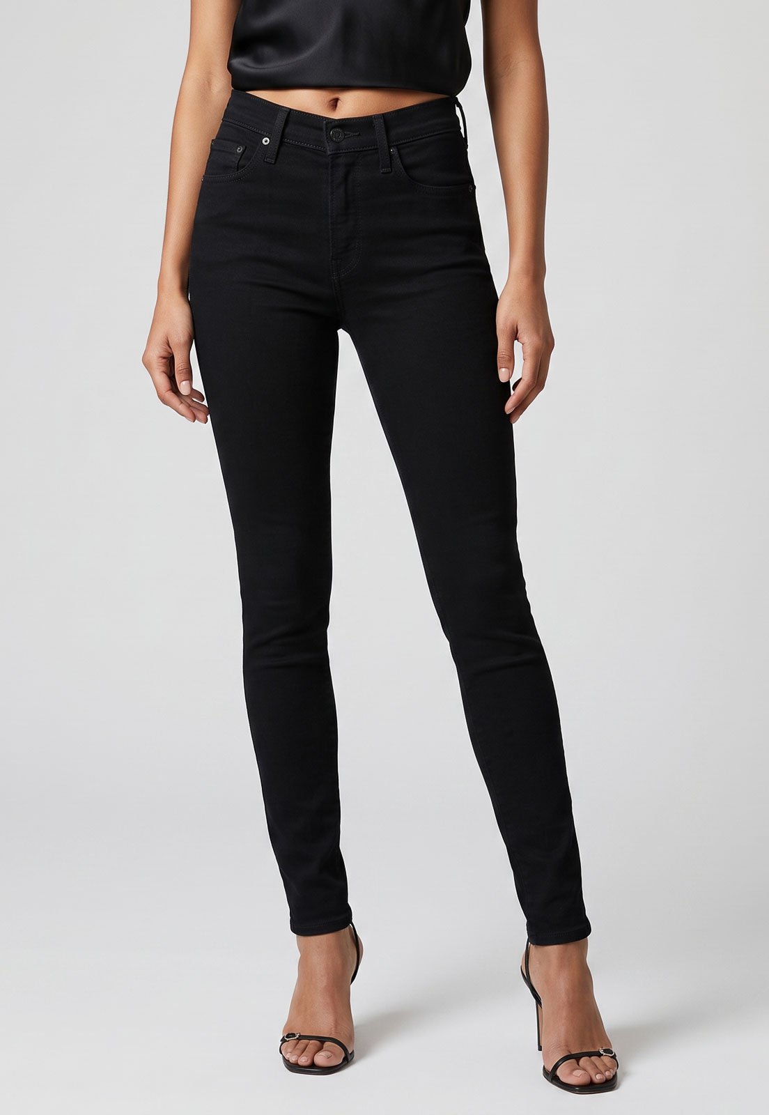 Calça Feminina Levis 721 High Rise Skinny Preta