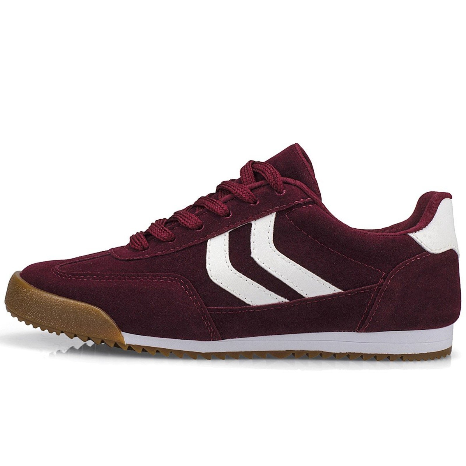 Tenis Feminino Lóris Casual Retro Estiloso Solado Macio Confortavel 727 MARSALA