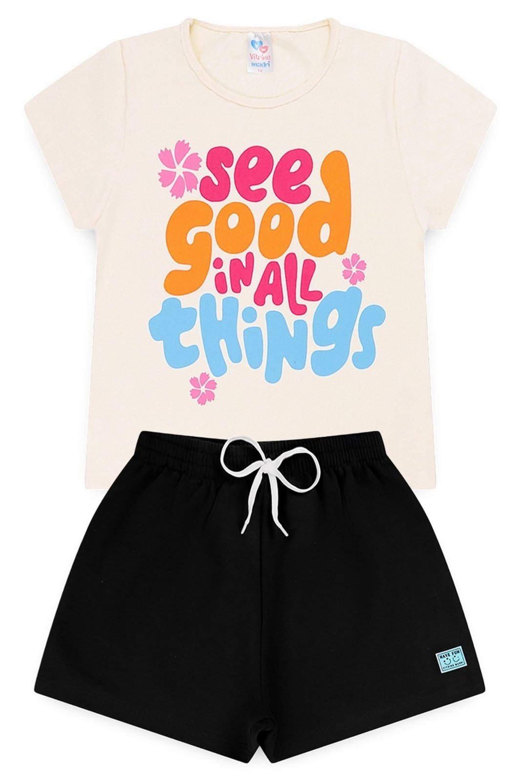 Infantil - Conjunto Juvenil Verão Feminino Good Things