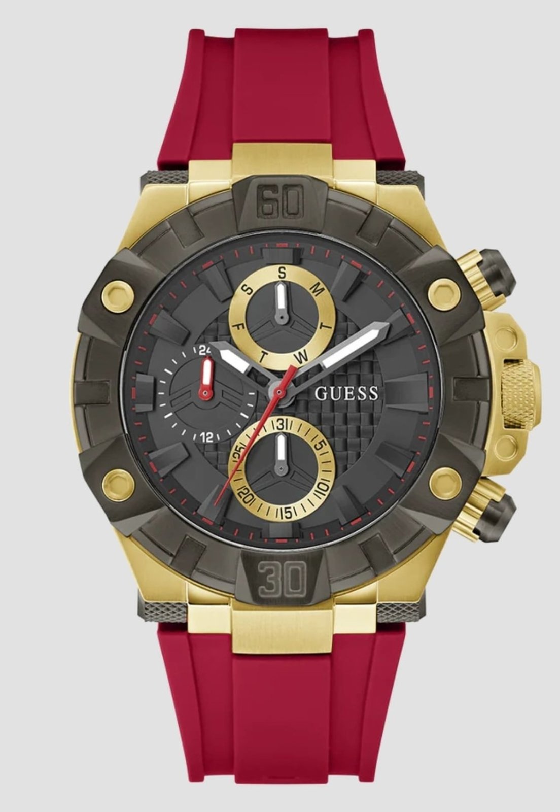 Relógio Multifunções Sport Vermelho Guess