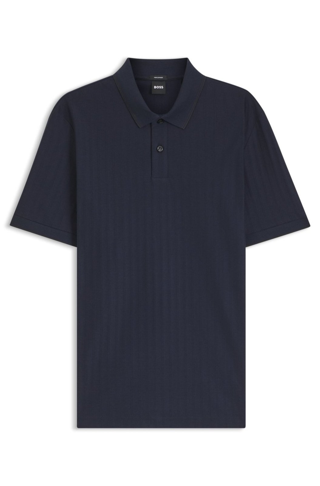 Polo Listrada Em Algodão