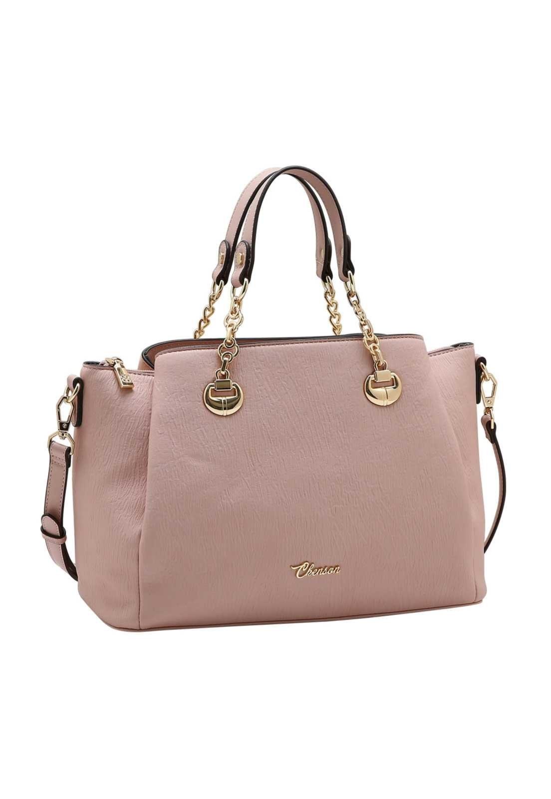Bolsa Feminina Chenson Mão Detalhe em Ferragem 3485864 Rosa