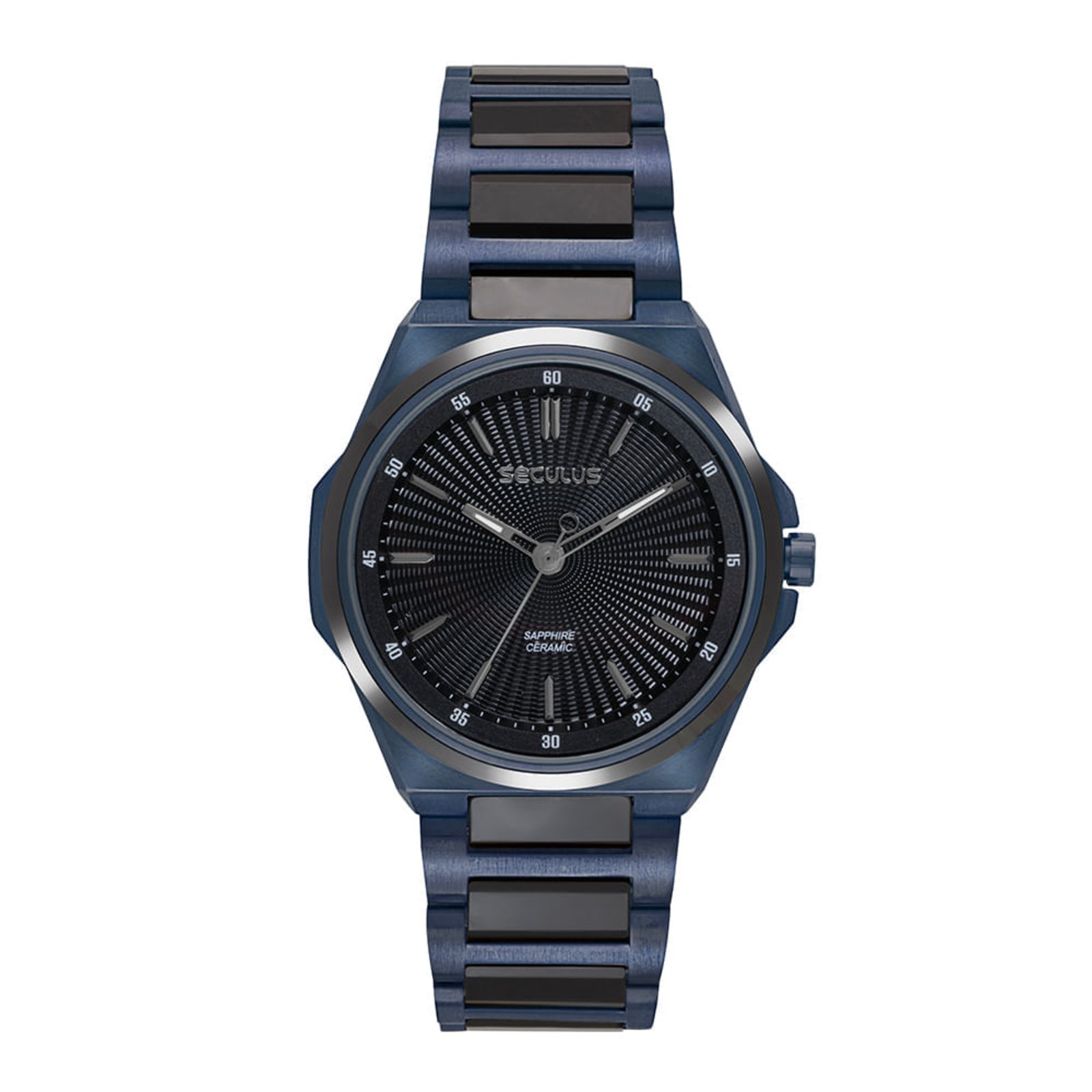 Relógio Seculus Masculino Kyoto Slim Preto Seculus