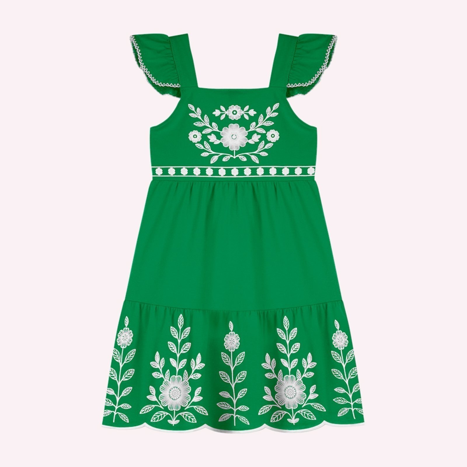 Infantil - Vestido Menina com Corte a Laser Nanai
