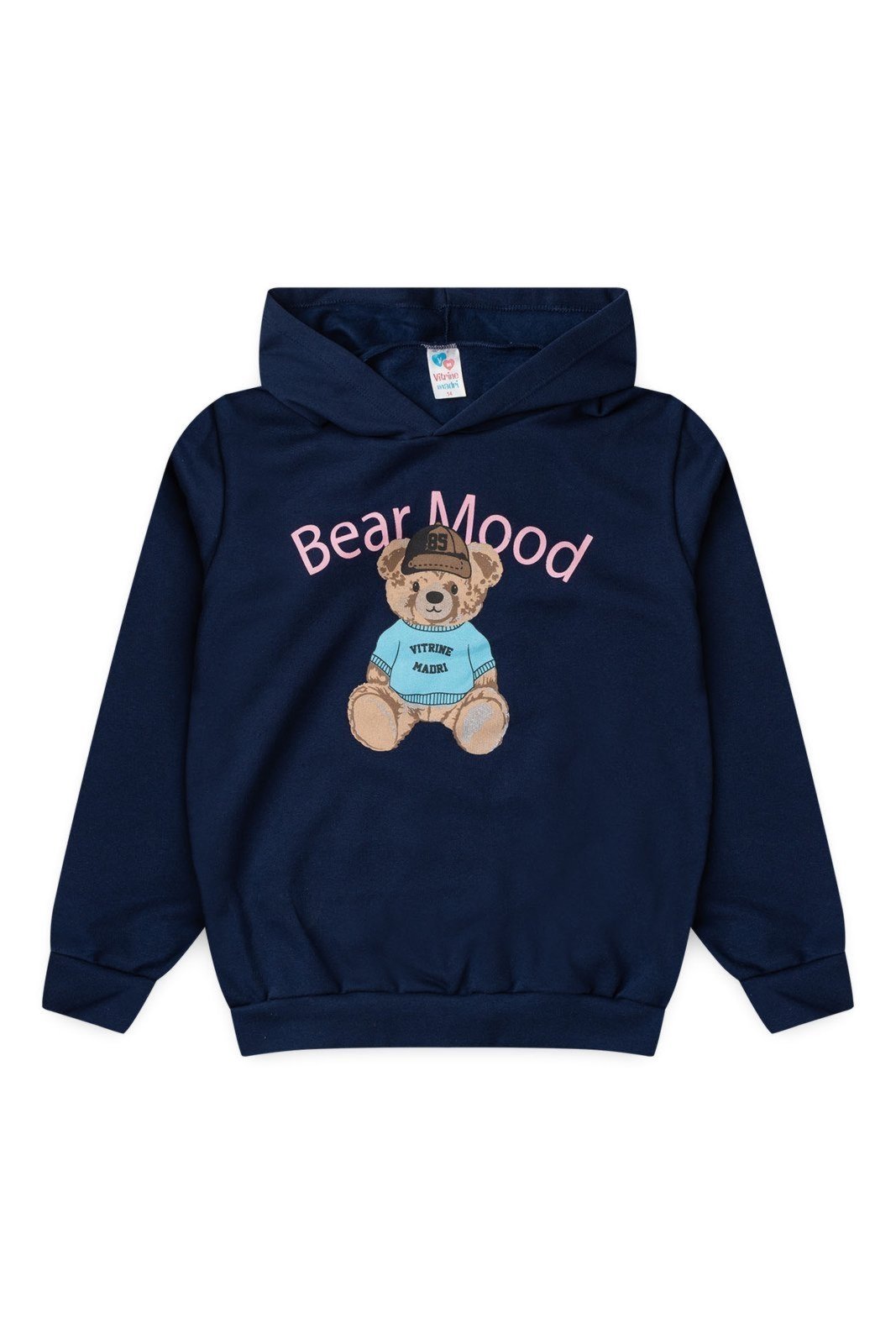 Infantil - Blusa Moletom Juvenil Menina c/ Capuz Bear Mood