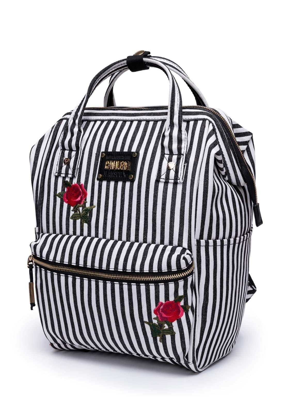 Mochila Bolsa Feminina Espaçosa Resistente Cavalera