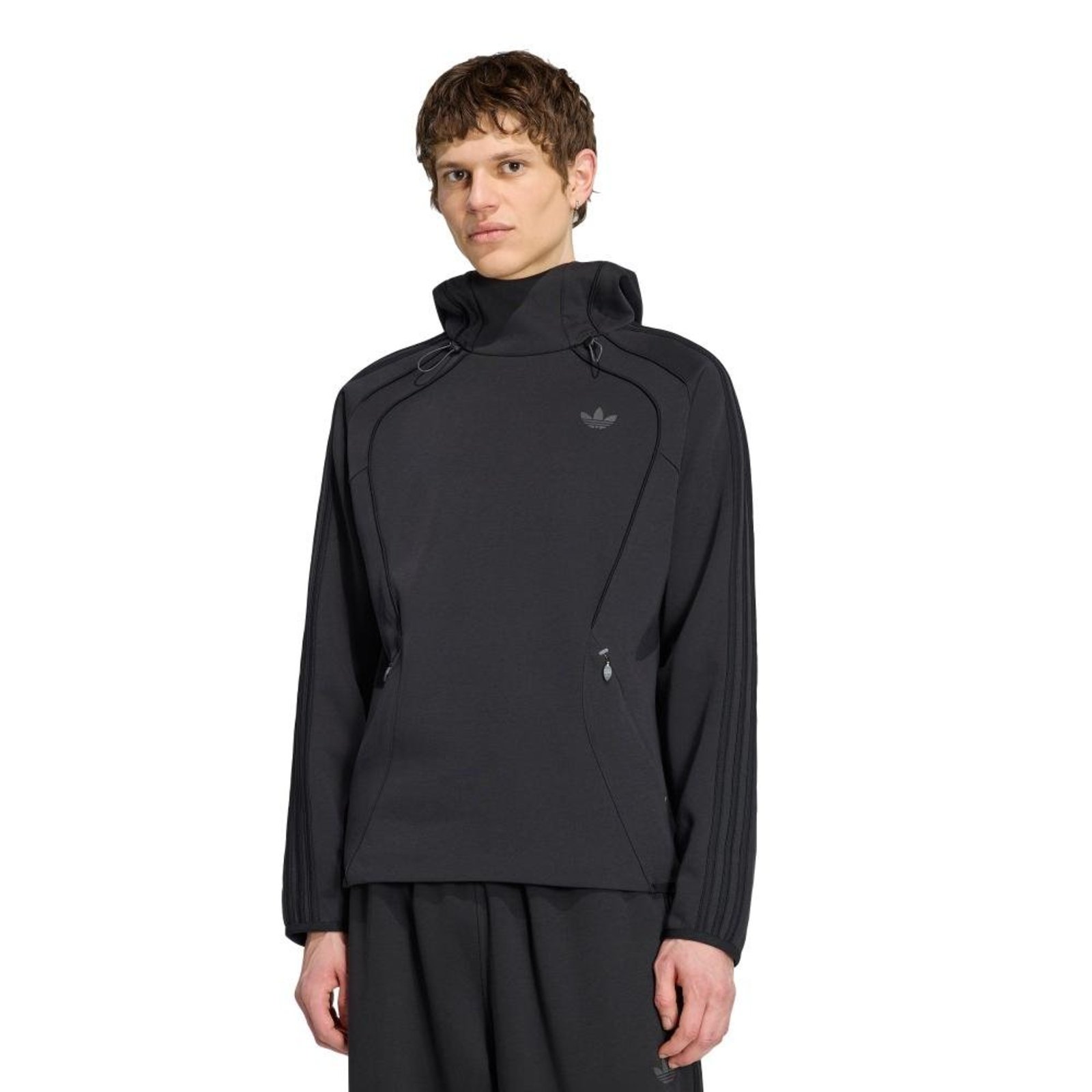 MOLETOM COM CAPUZ SPACER TEAMGEIST 26 CUTLINE adidas Originals Preto
