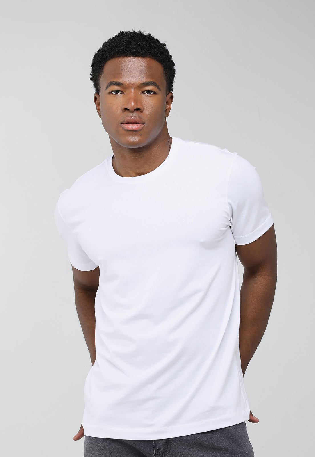 Camiseta Aleatory Manga Curta Branca