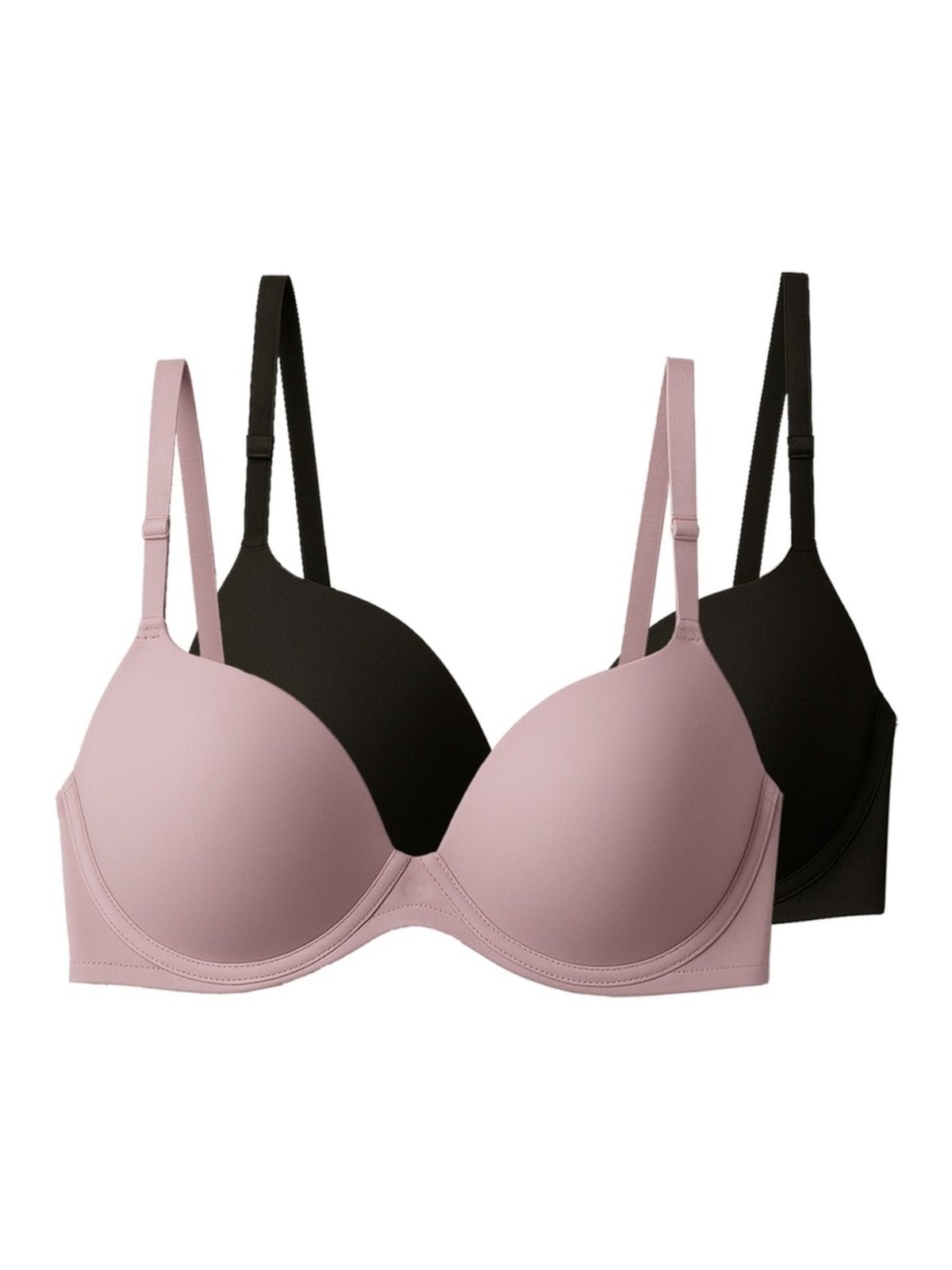 Kit com 2 Sutiãs com Aro e Bojo Push Up Liz 51690 Taça B