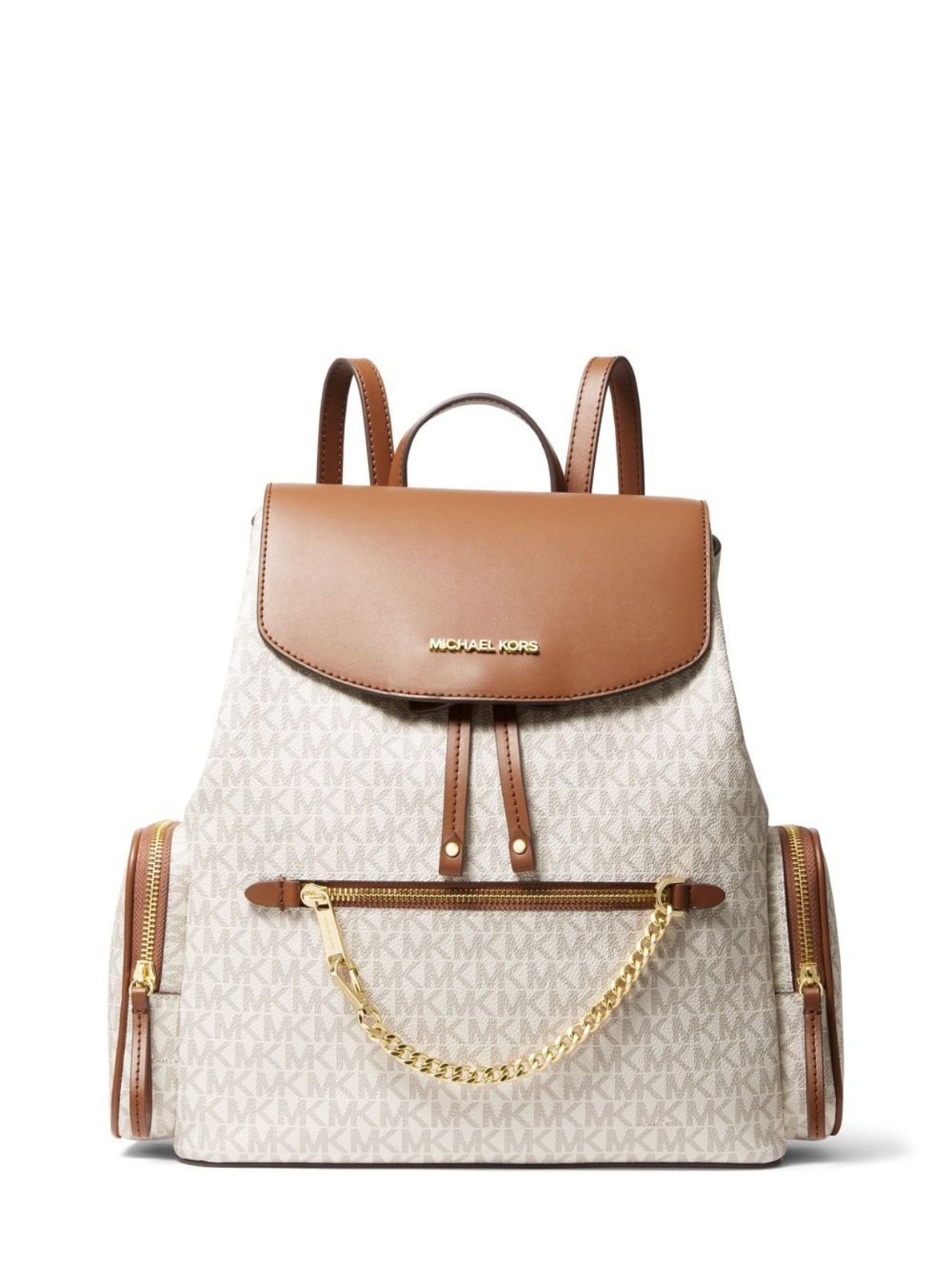 Vista 2 Mochila Jet Set Logo Grande 35T1gttb3b150 Michael Kors branco Michael Kors branco