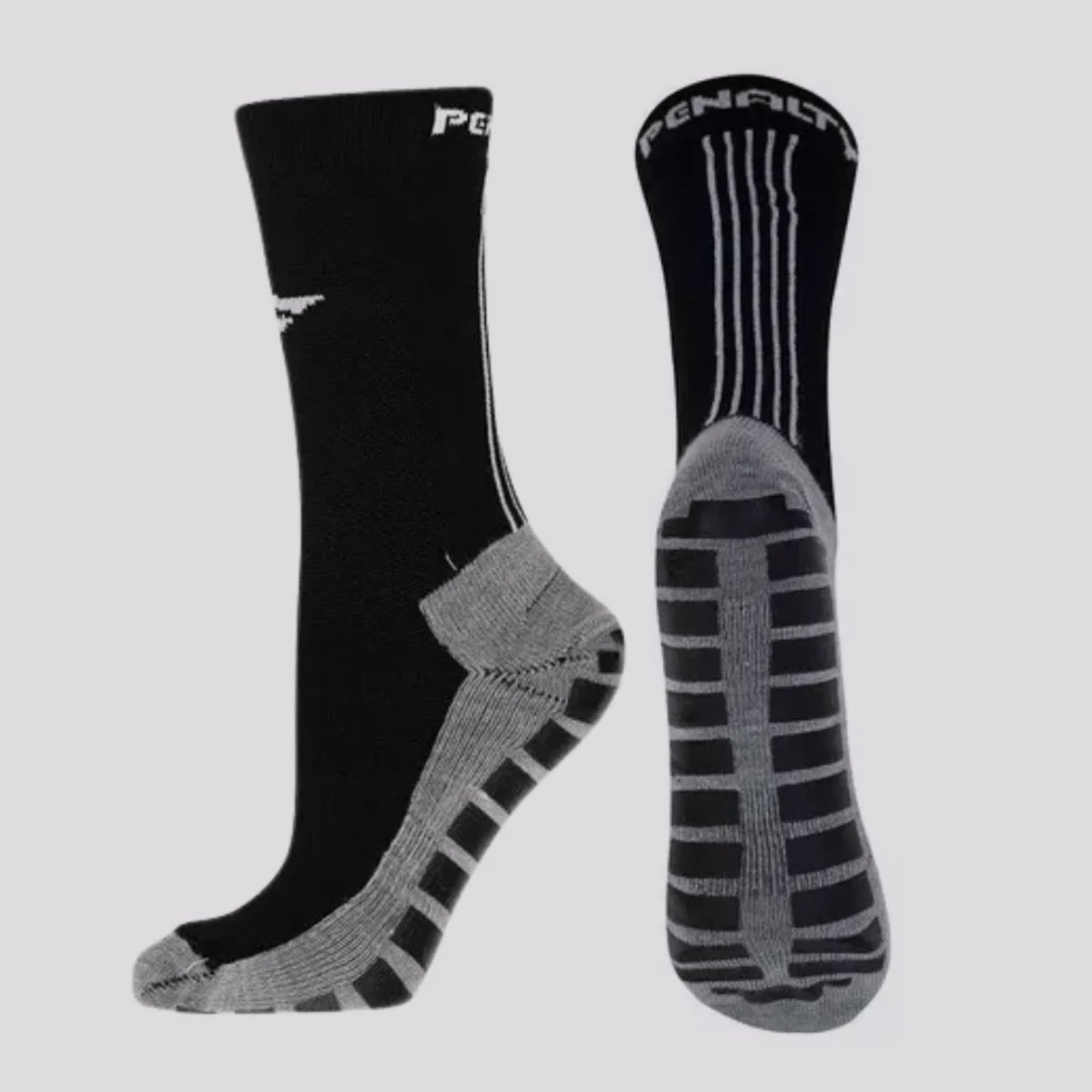 Meia Penalty Grip Antiderrapante Preta