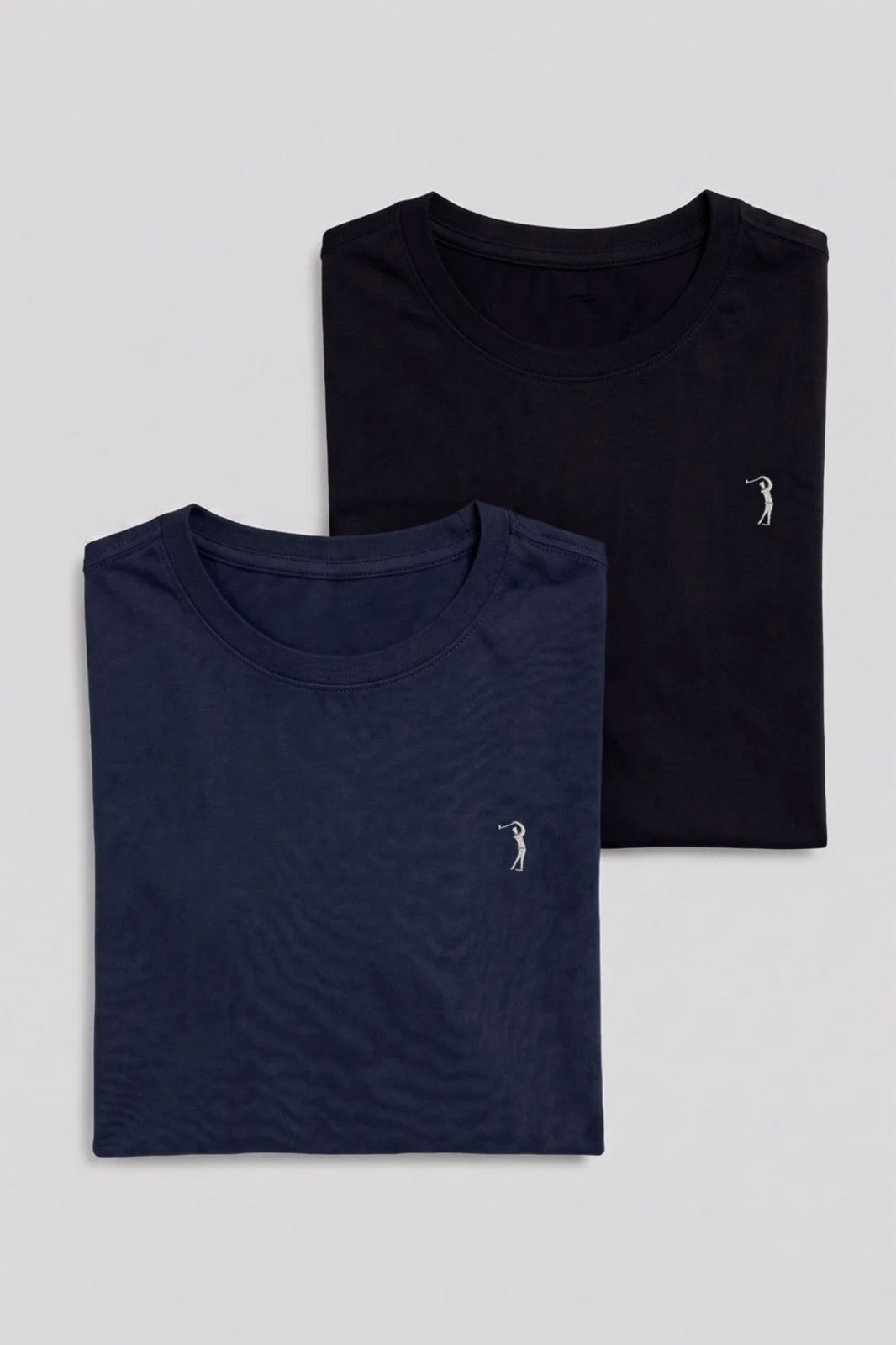 Kit Camiseta Masculina Aleatory Manga Curta Azul Marinho