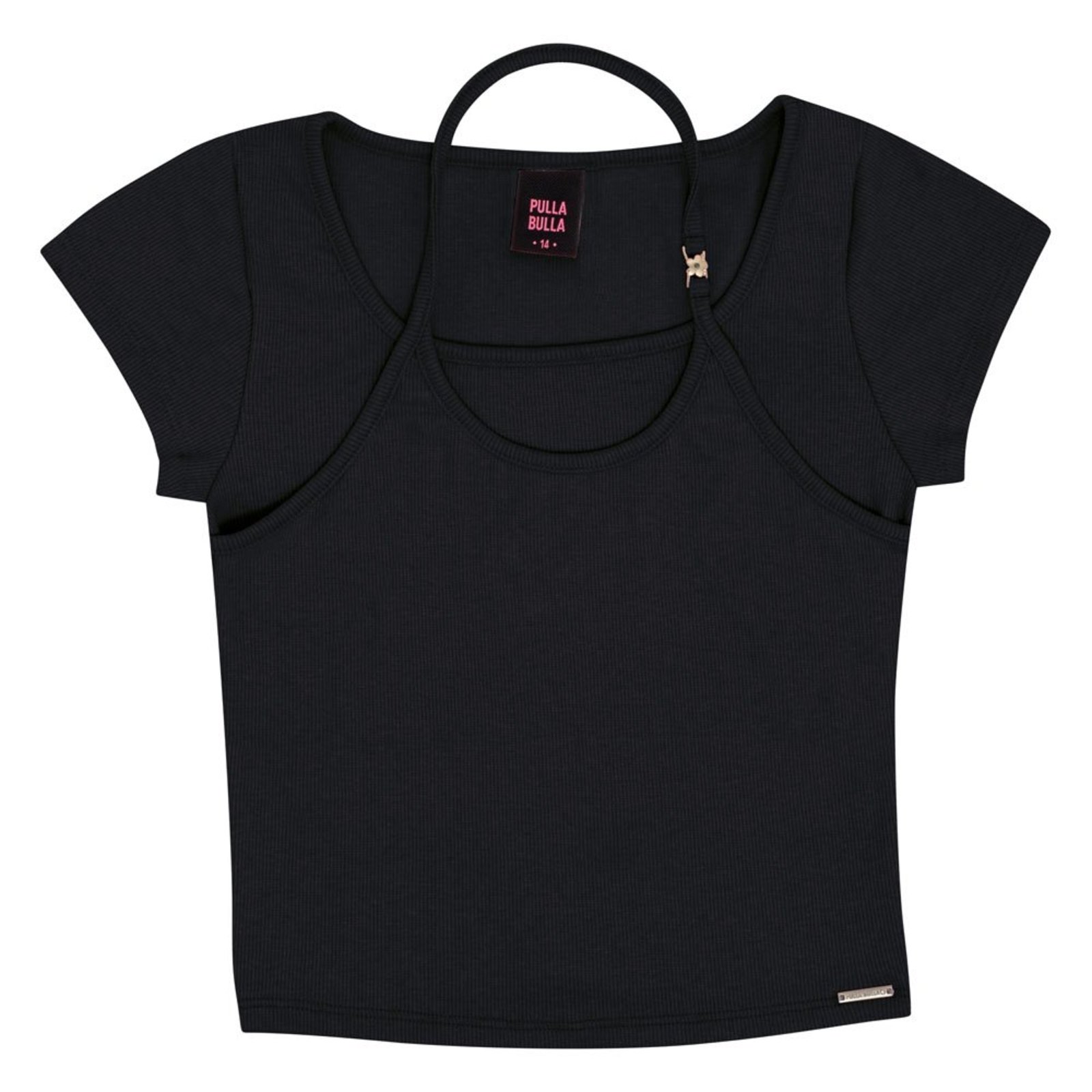 Infantil - Blusa Juvenil Menina - Preto - 50808-51