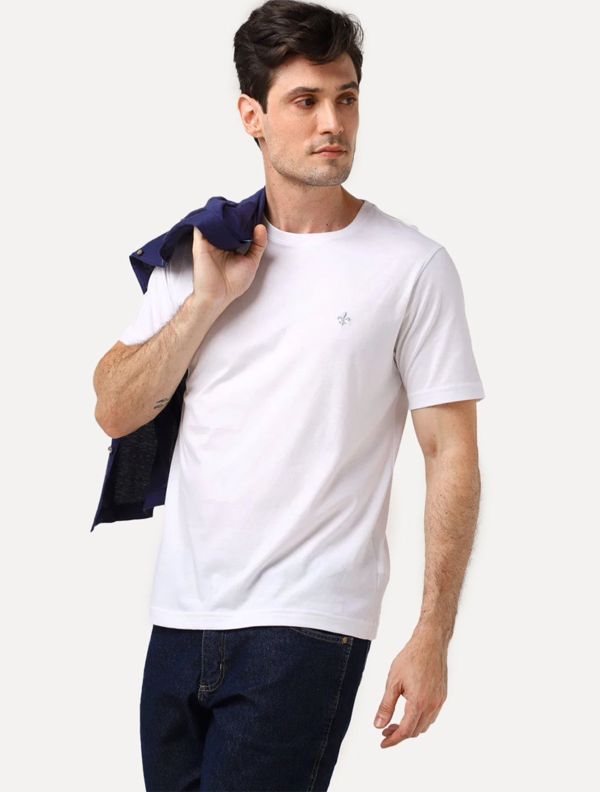 Camiseta Dudalina Regular Essential Icon Branca