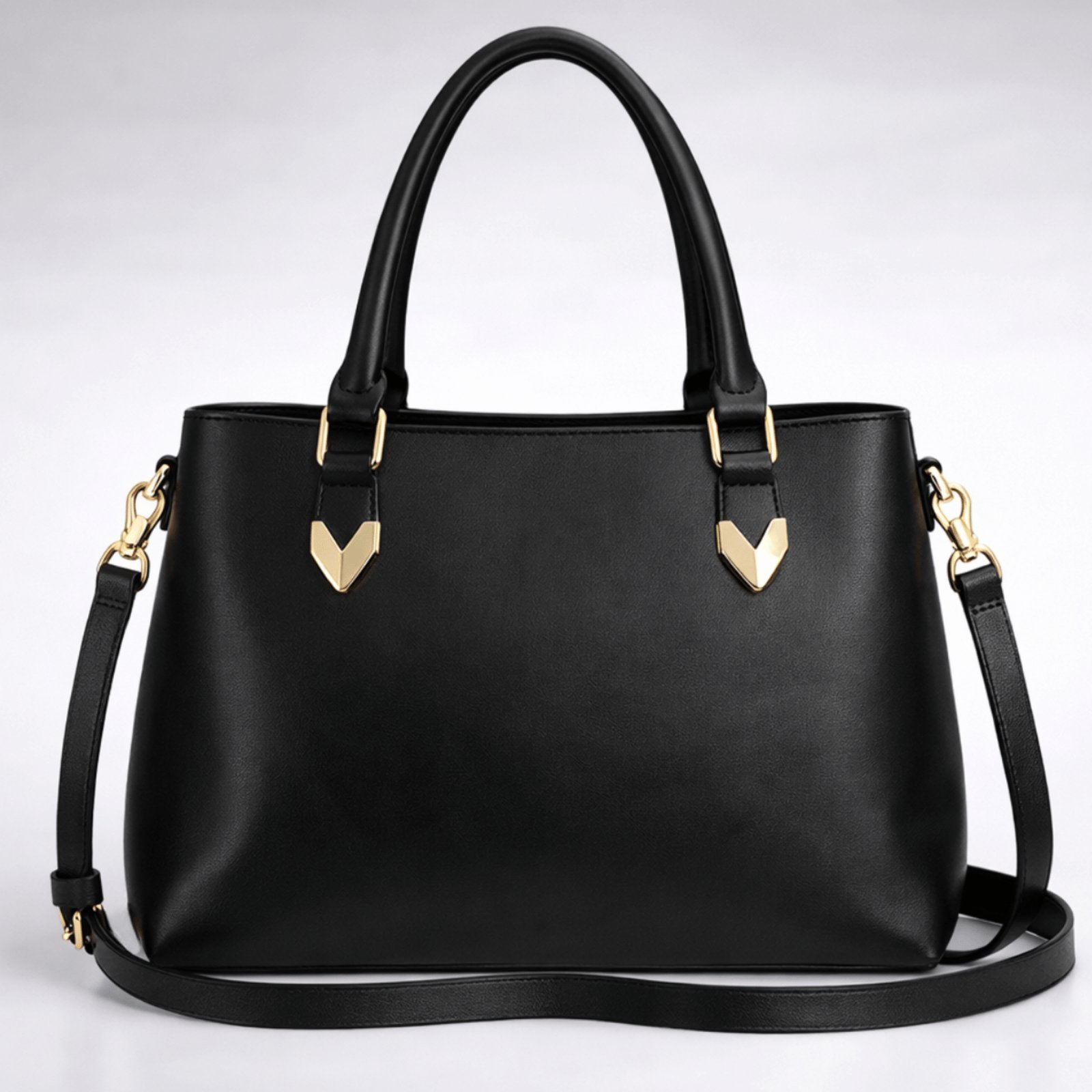 Bolsa Feminina Casual De Ombro Grande com Alça Transversal Feminina Preto
