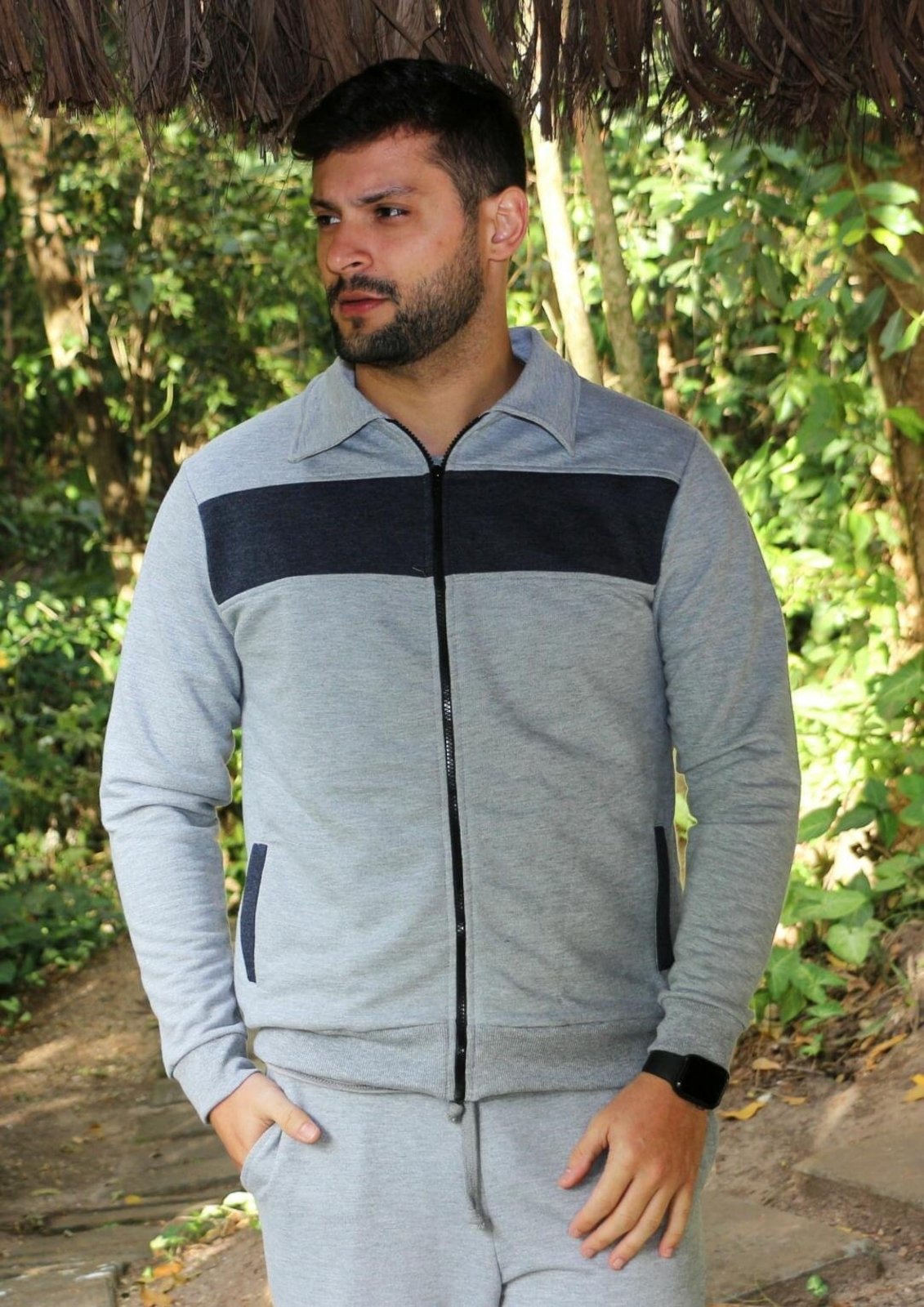 Blusa Moletom | Pau a Pique Cinza