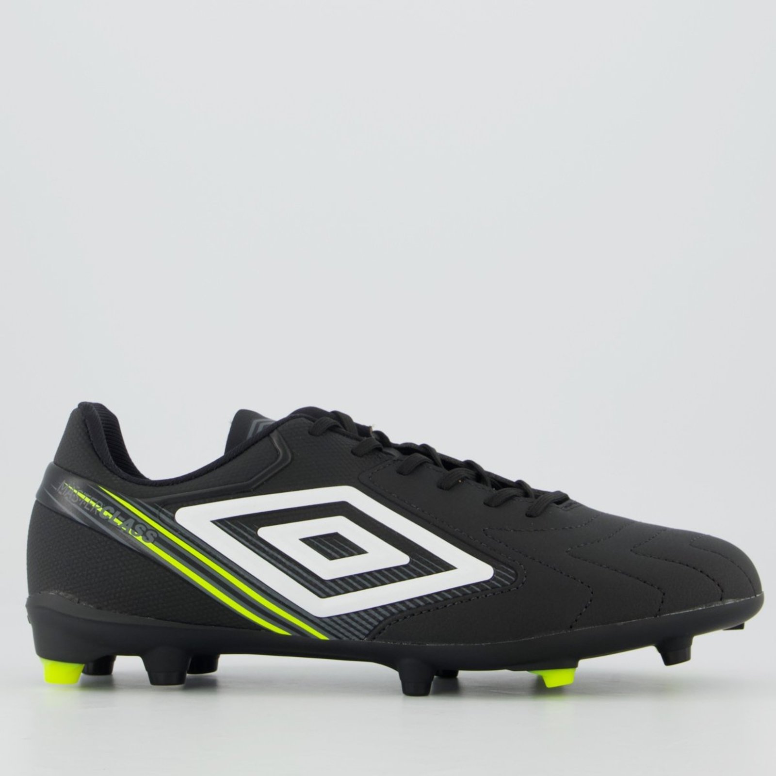 Chuteira Umbro Master Class Club Campo Preta e Verde