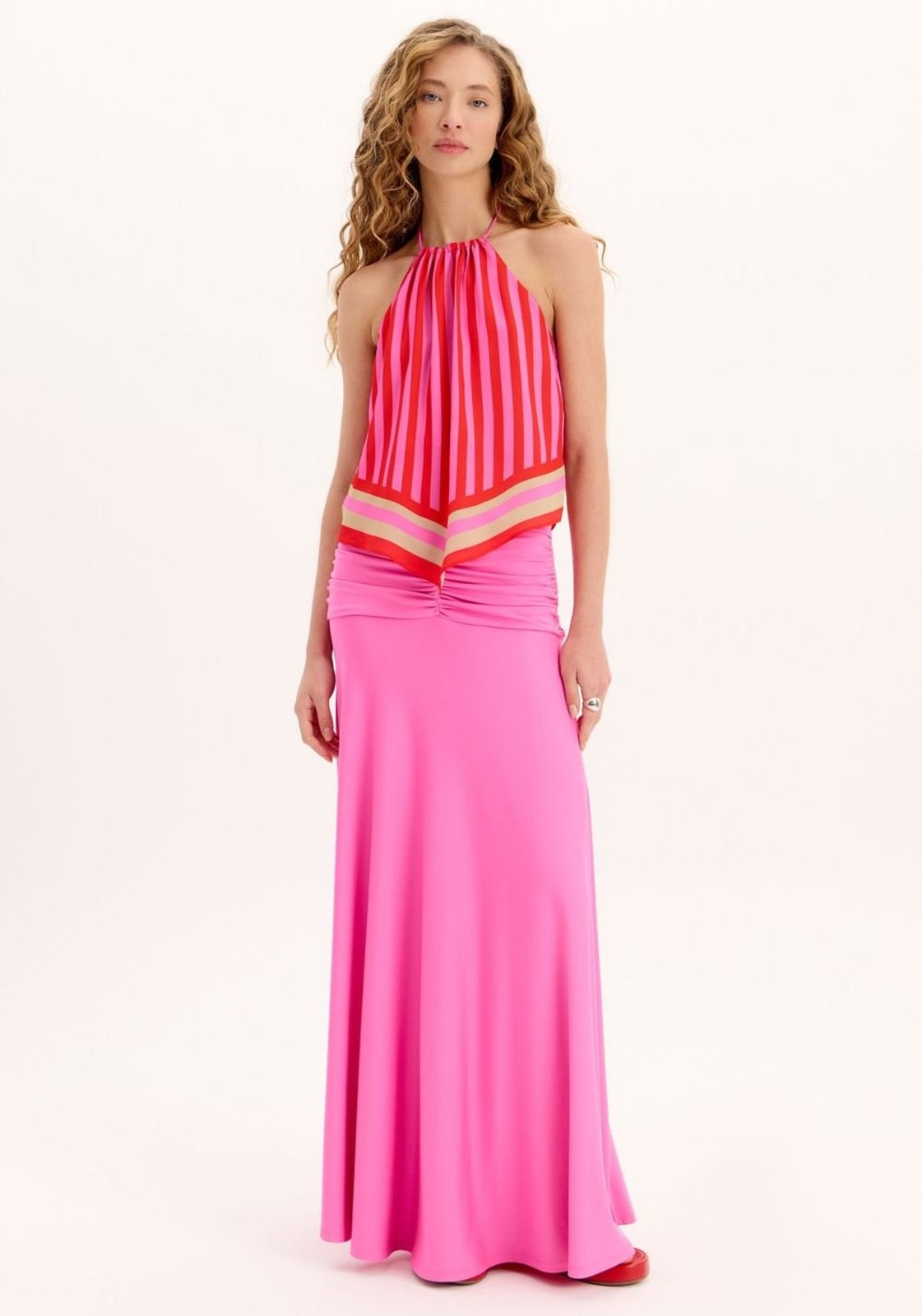 Saia Midi Com Franzido My Favorite Things