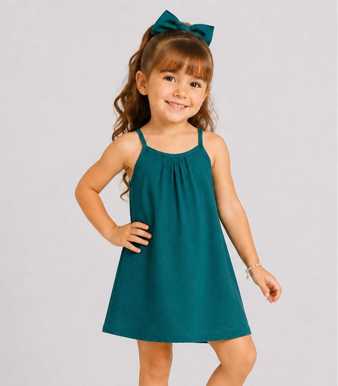 Infantil - Vestido com Alças Select Verde