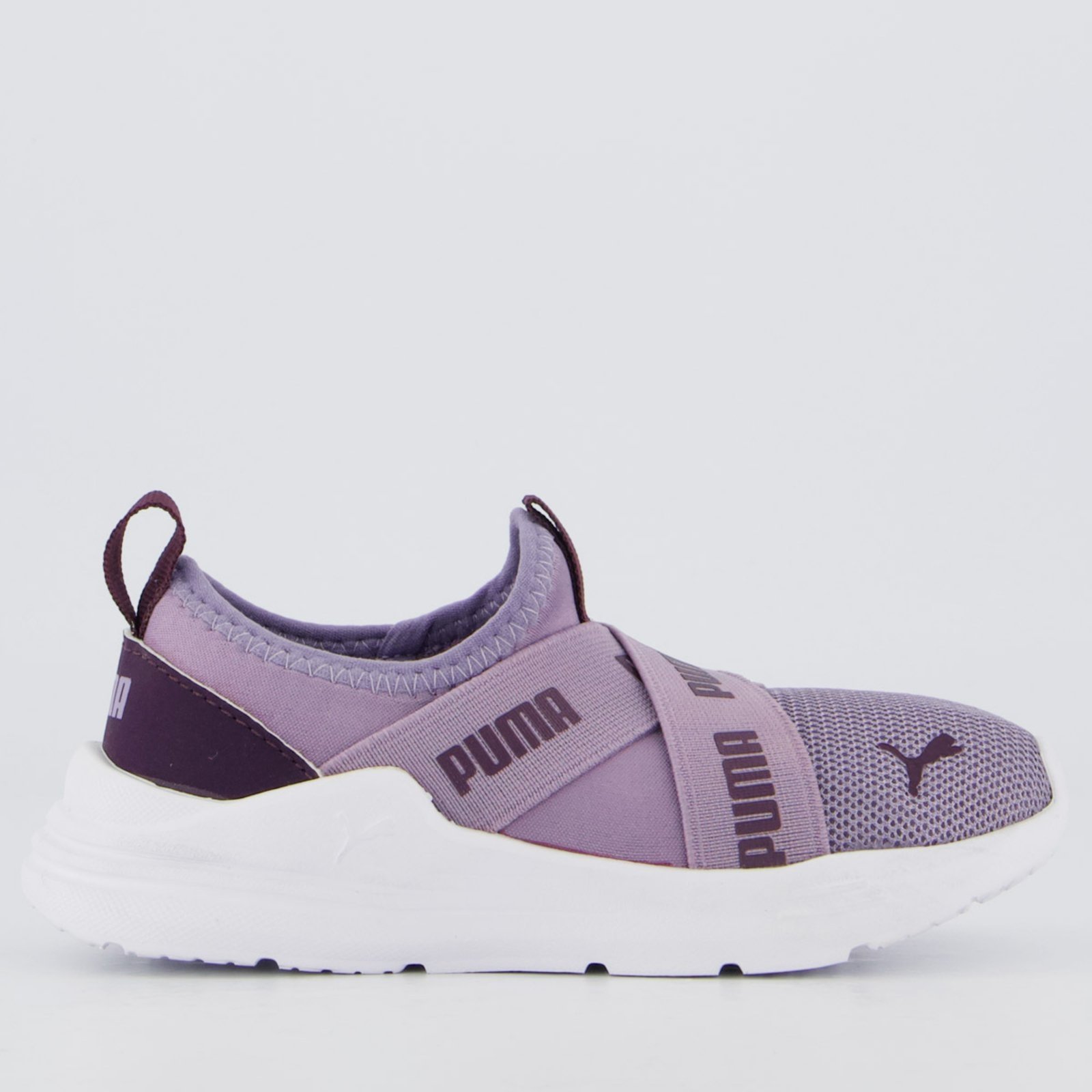 Tênis Puma Wired Run Slip On Lilás