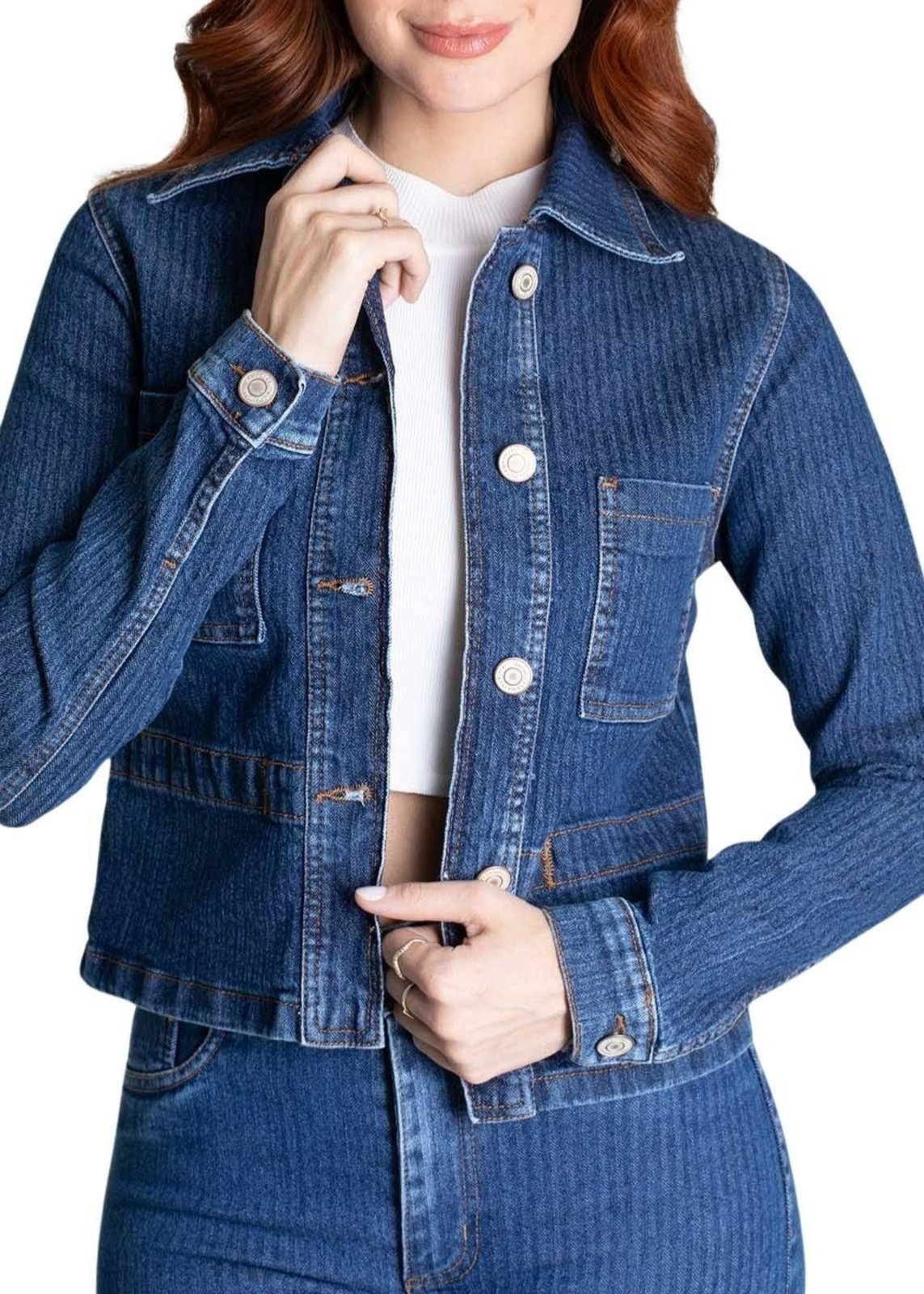 Jaqueta Jeans Sawary – 279140 – Azul – Sawary