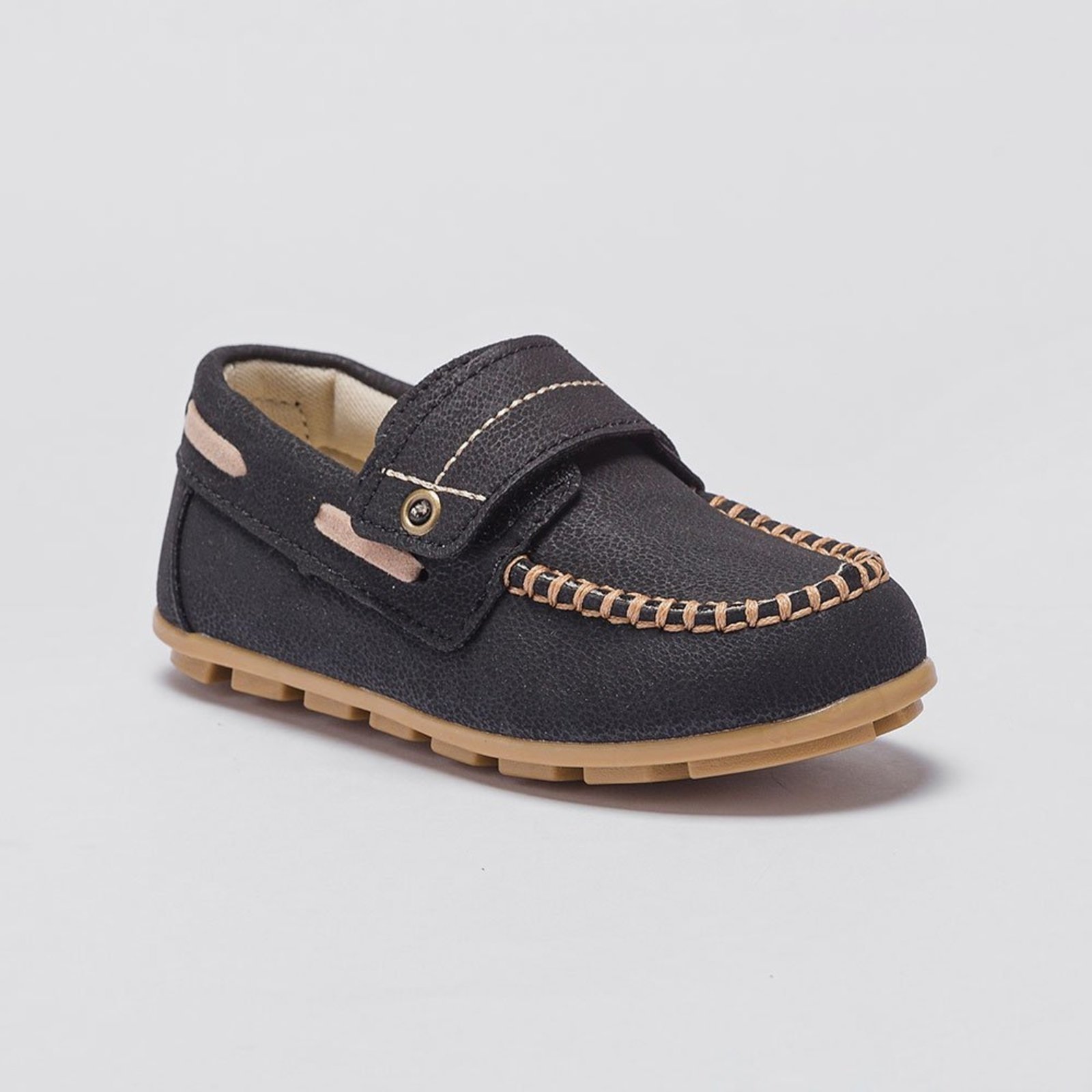 Infantil - Sapato Social Mocassim Menino Pajem Ilhós