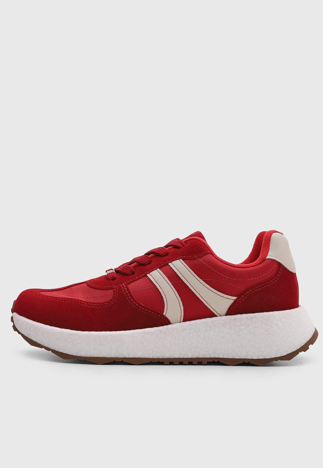 Tênis Feminino Vizzano Plataforma Vermelho