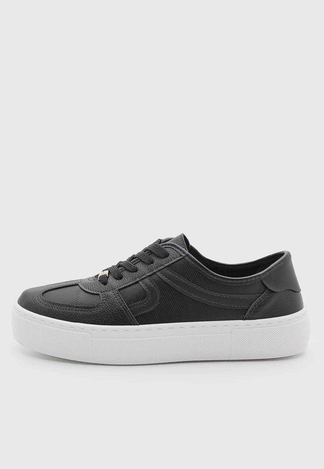 Tênis Feminino Moleca Cadarço Preto