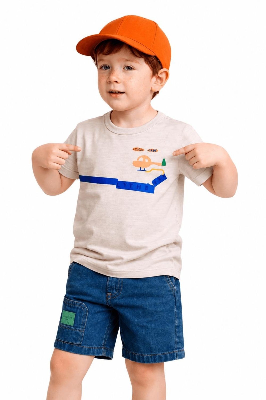 Infantil - Camiseta Menino Patrulha Aérea Alphabeto Branco