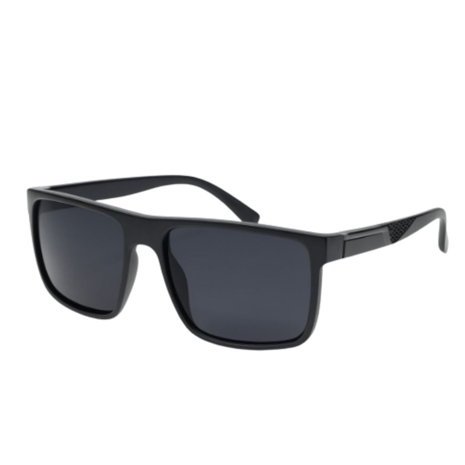 Óculos de Sol Masculino Quadrado Preto UV400 Estilo Premium