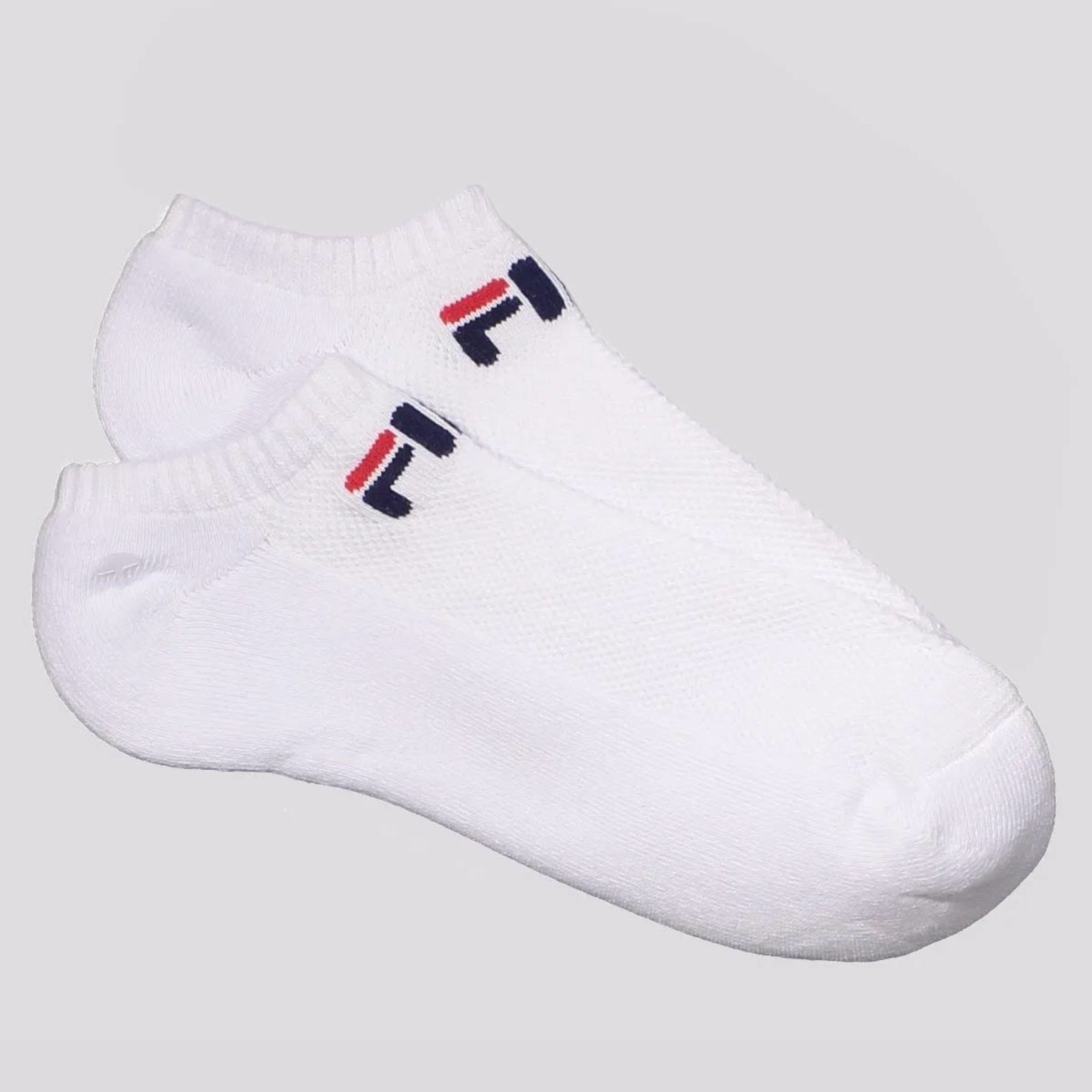 Vista 3 Kit Meia Fila Light 9 Pares Cano Curto preto Fila preto