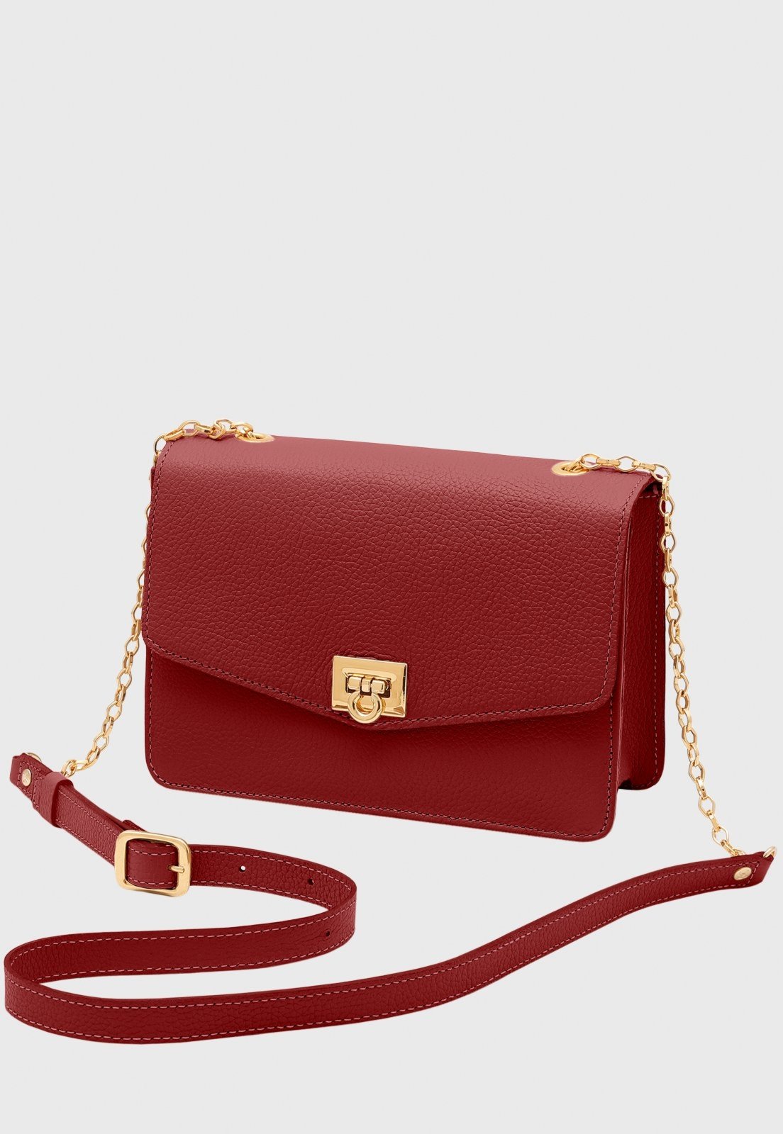 Bolsa Transversal Couro Mariart Margarida Malagueta
