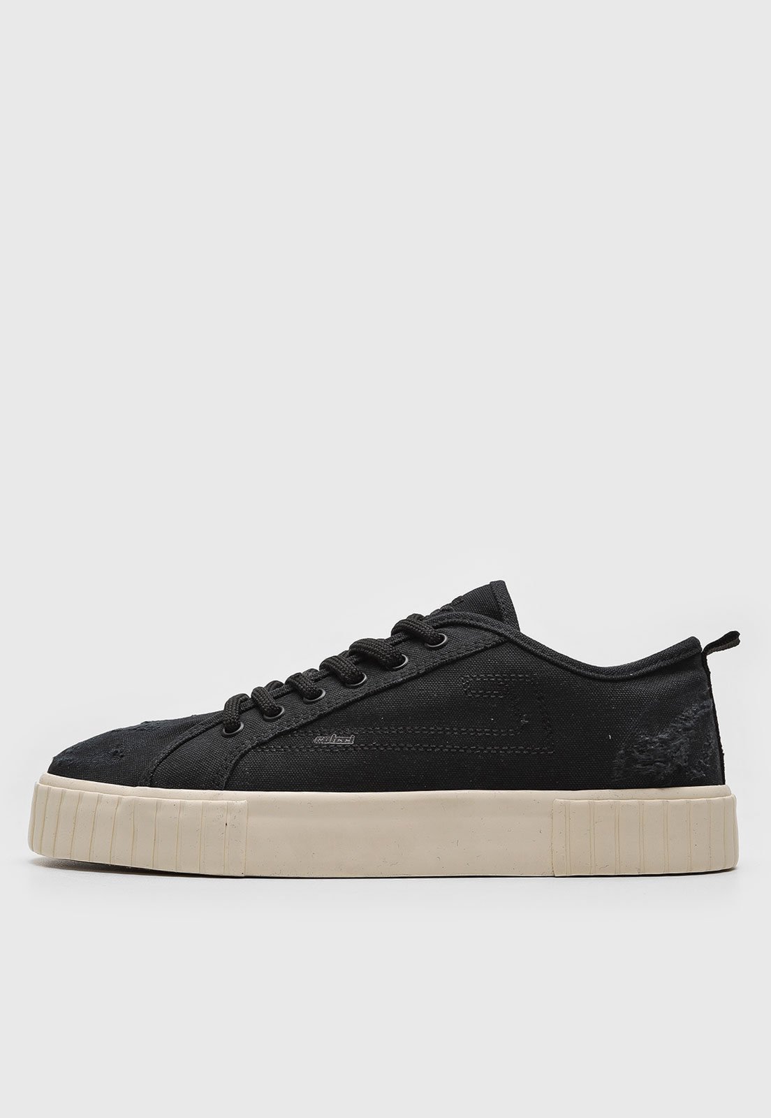 Tênis Lona Colcci Destroyed Preto