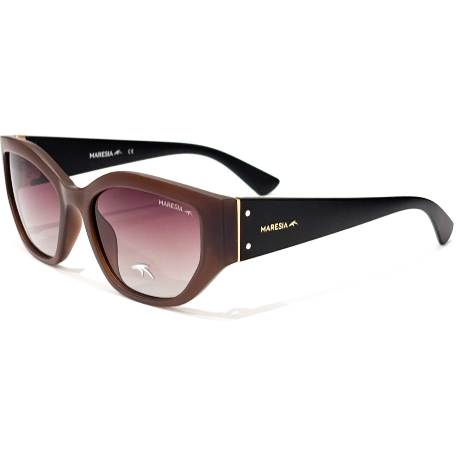 Vista 2 Óculos de Sol Maresia MRS007 C200 Feminino marrom marrom