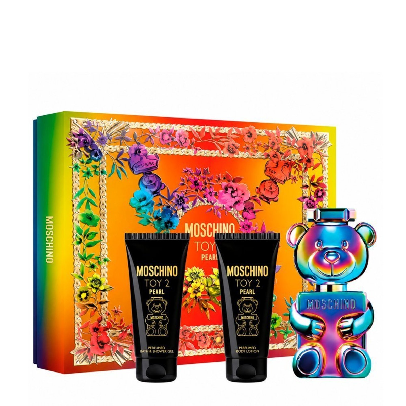 Kit Moschino Toy 2 Pearl Unissex - Eau de Parfum 50ml + Body Lotion 50ml + Shower Gel 50ml