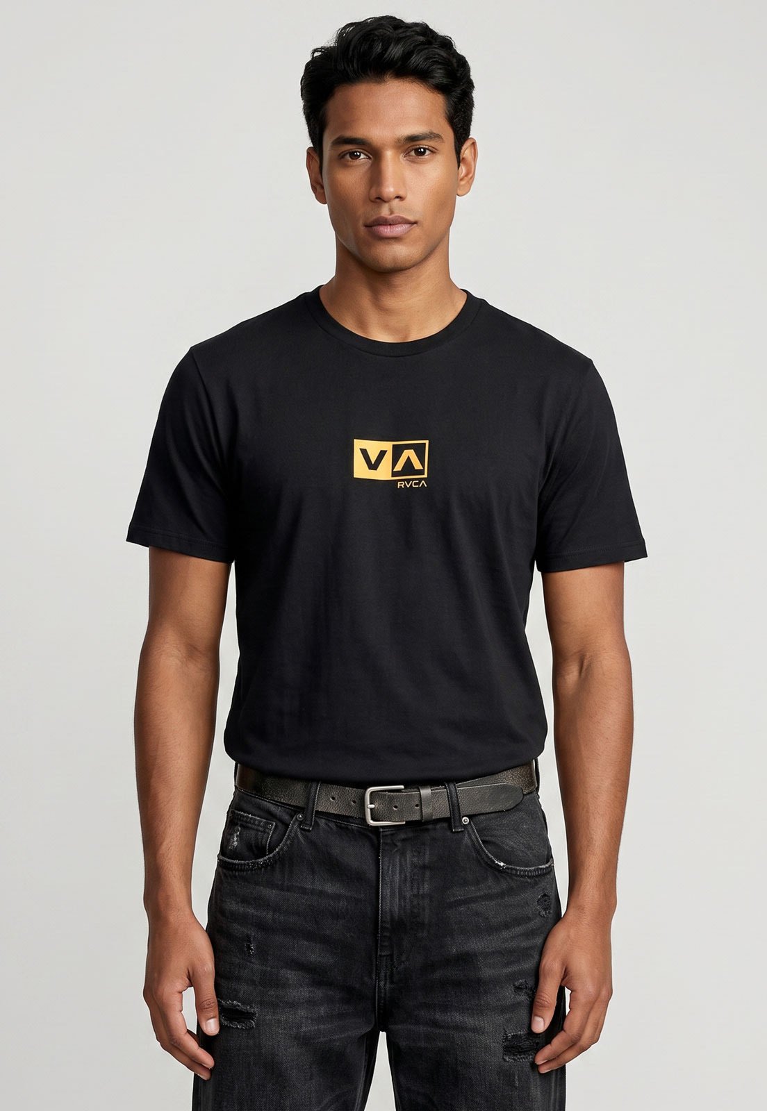 Camiseta Masculina RVCA Mini Balance Box Preta