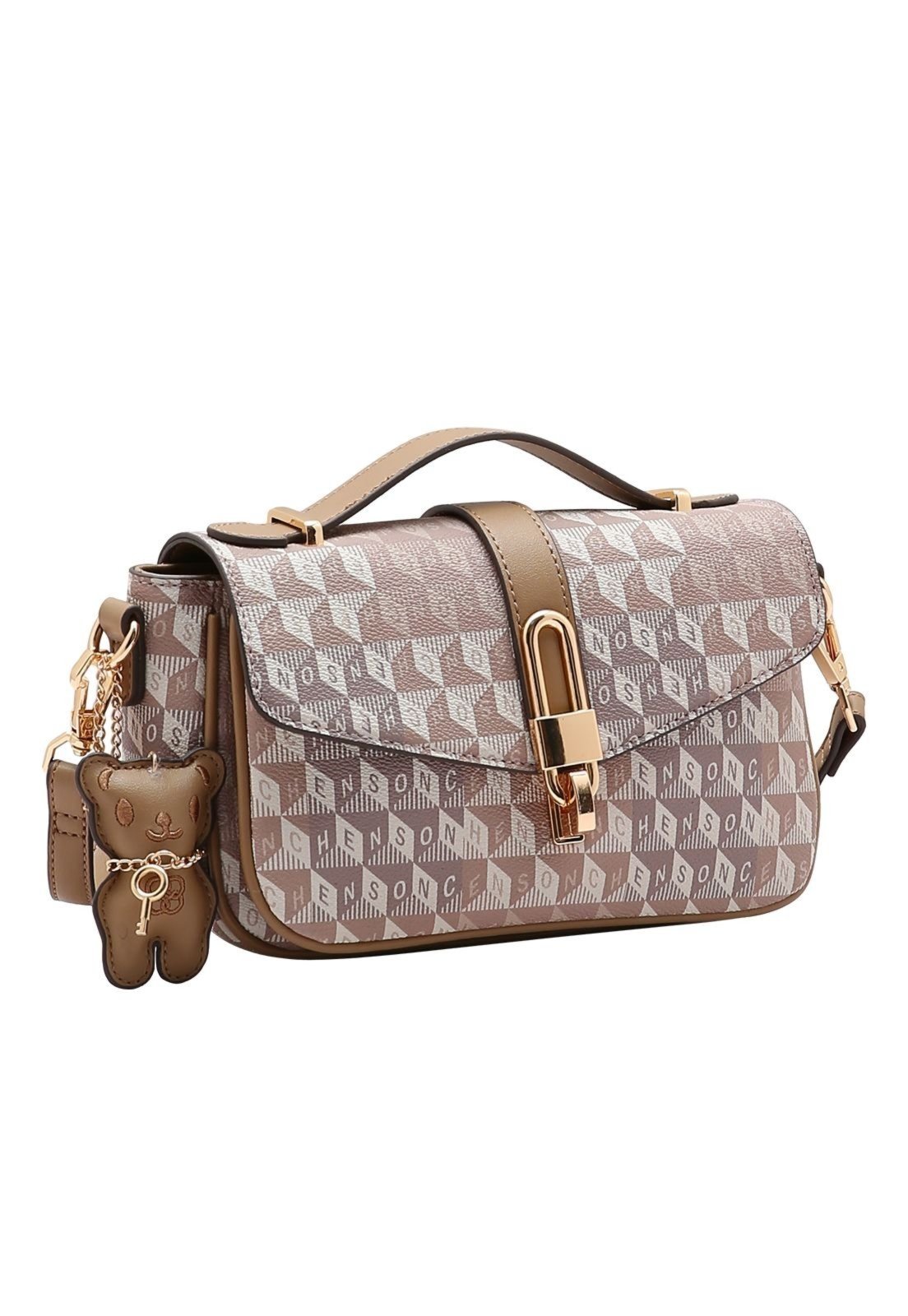 Bolsa Feminina Chenson Tridimensional 3485426 Bege
