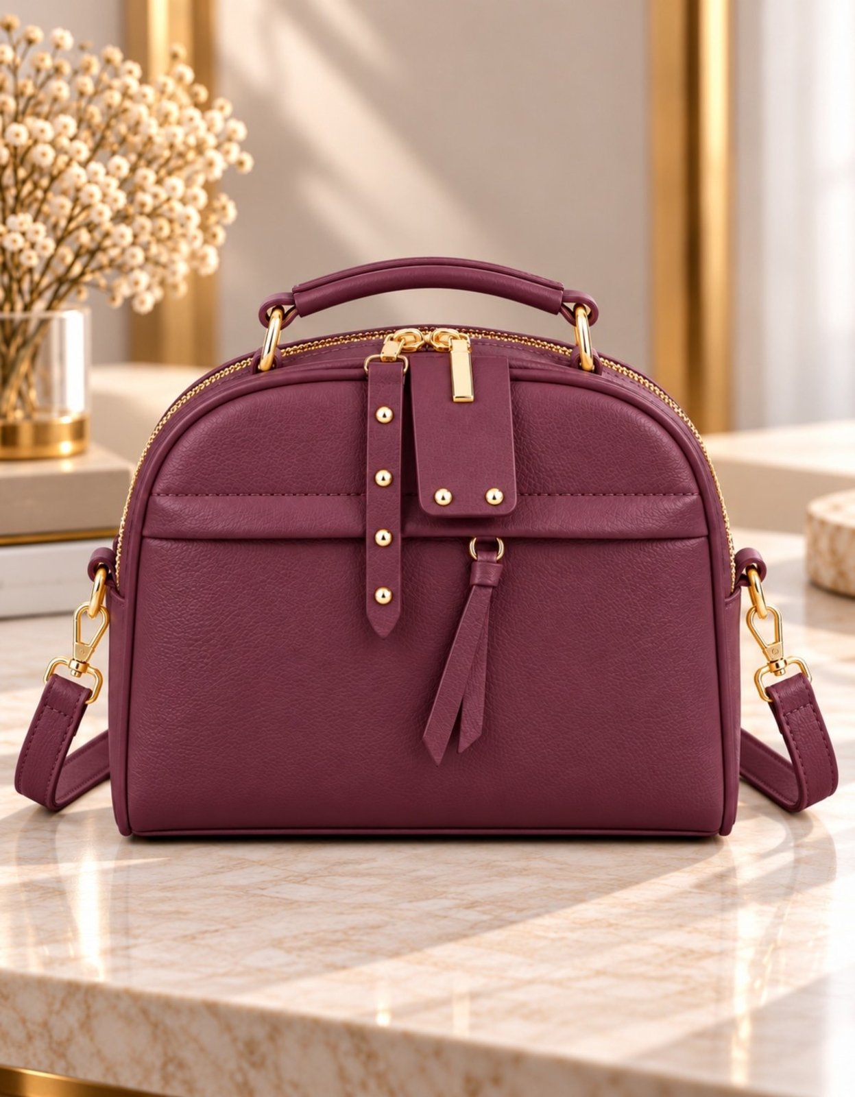 Bolsa Feminina Transversal Pequena com Alça de Mão Média Tiracolo Elegante Trabalho Dia Dia Passeio Social