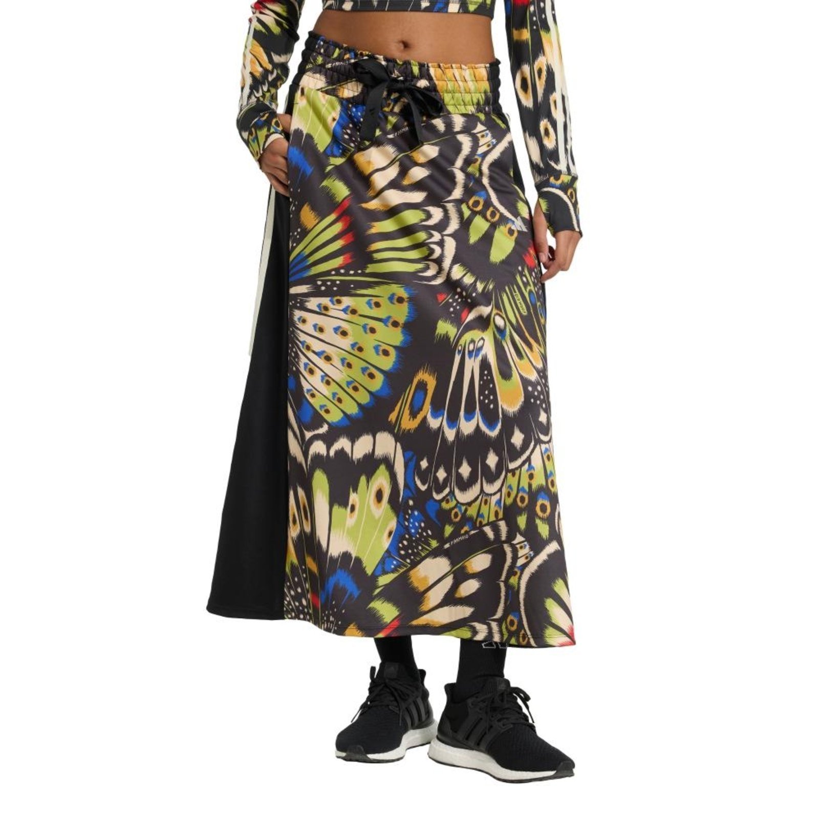 Saia adidas X FARM Premium adidas Sportswear Preto