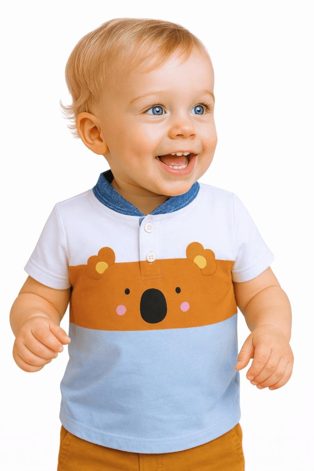 Infantil - Polo Menino Patrulha Aérea Alphabeto Branco