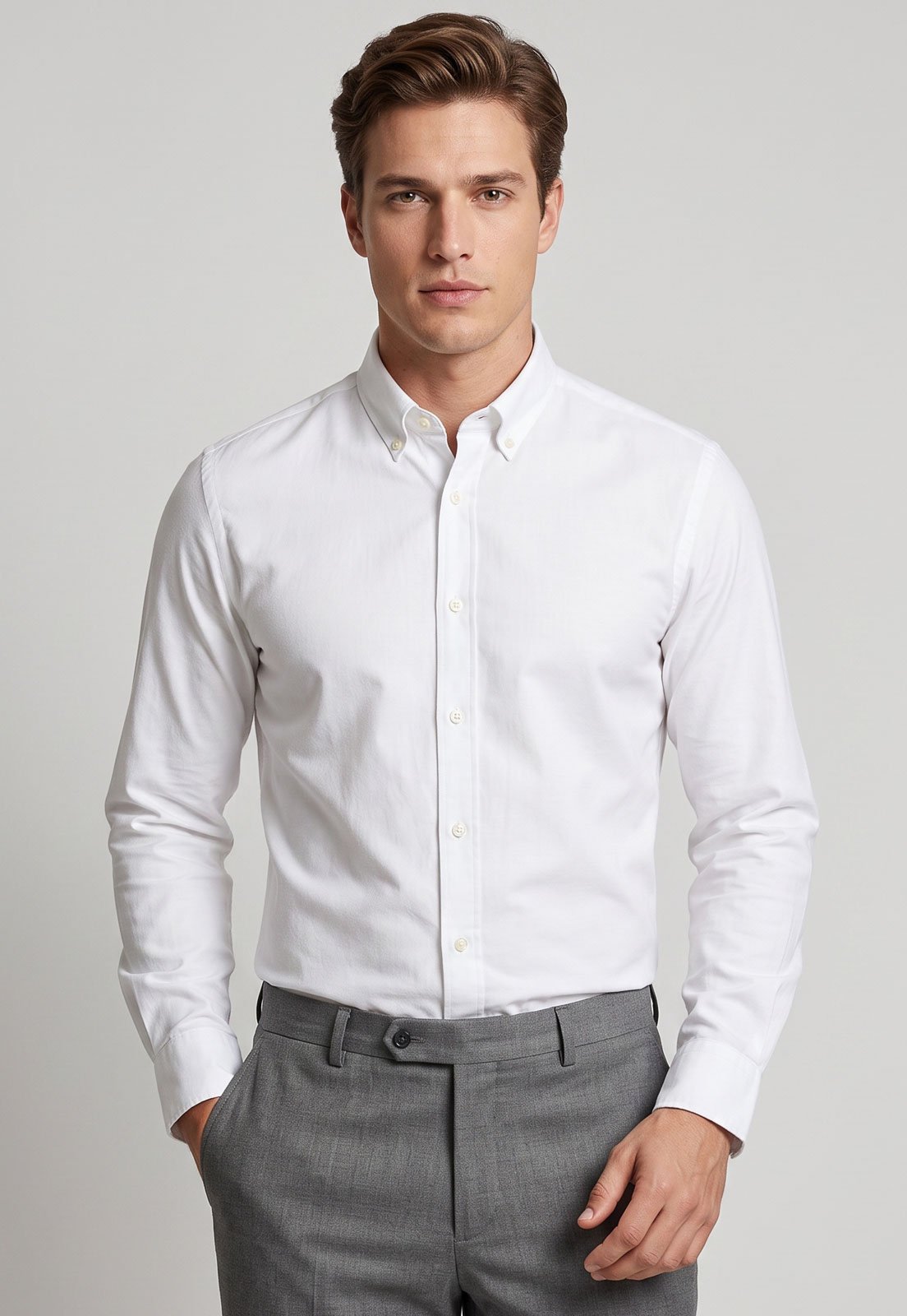 Camisa Masculina Aramis Manga Longa Classica Branca