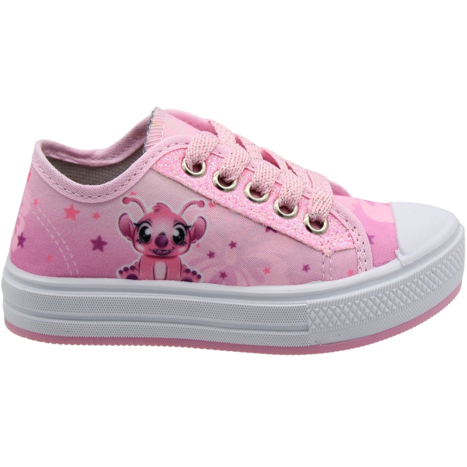 Infantil - Tênis Casual Ortobessa Stitch Divertido Menina