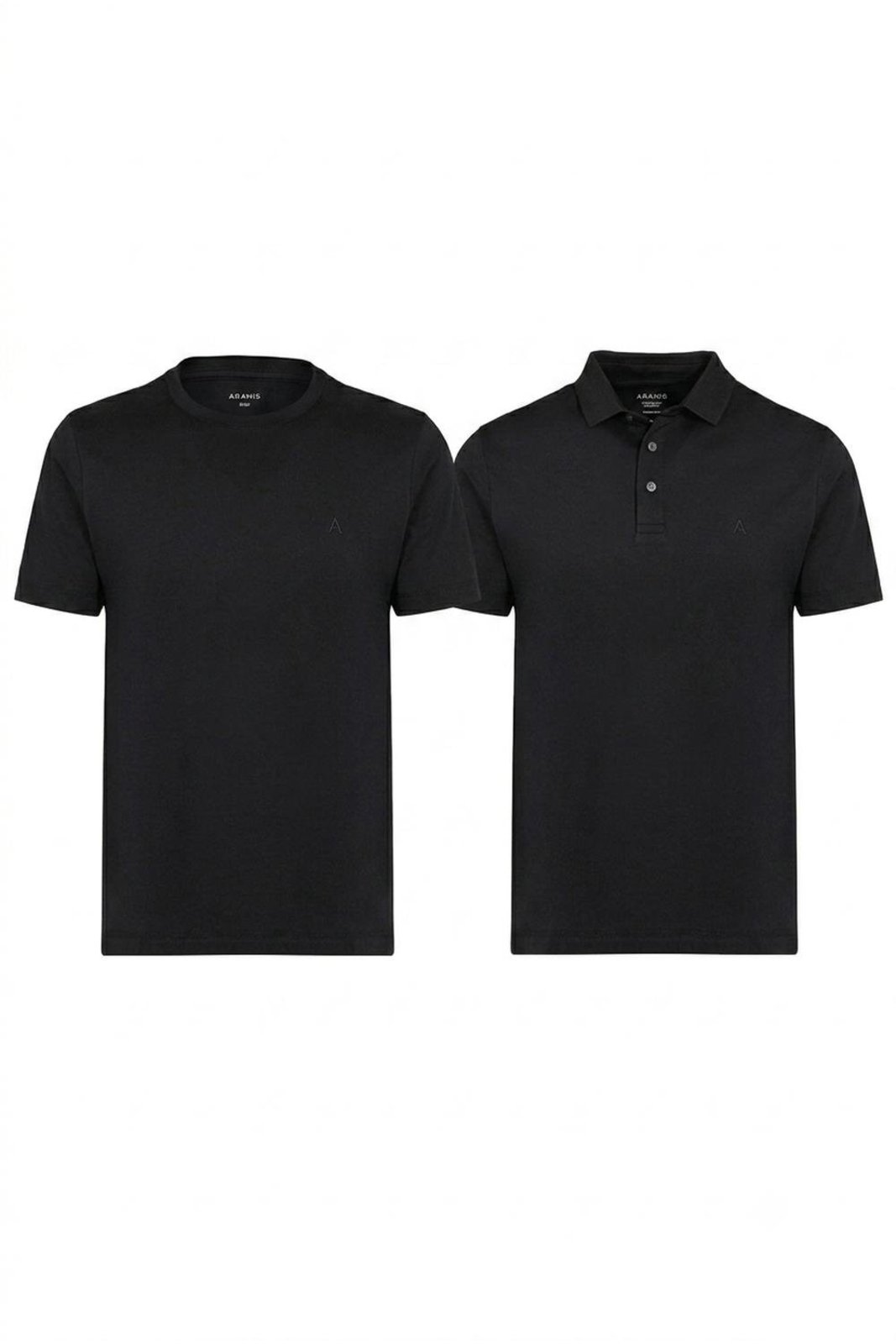 Kit Aramis Essencial Preto (Polo + Camiseta)