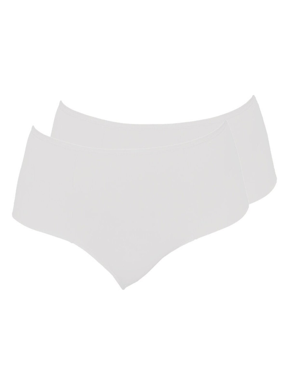 Vista 2 Kit com 2 Calcinhas Alta Blissy Maxi Triumph 24965 bege Triumph bege