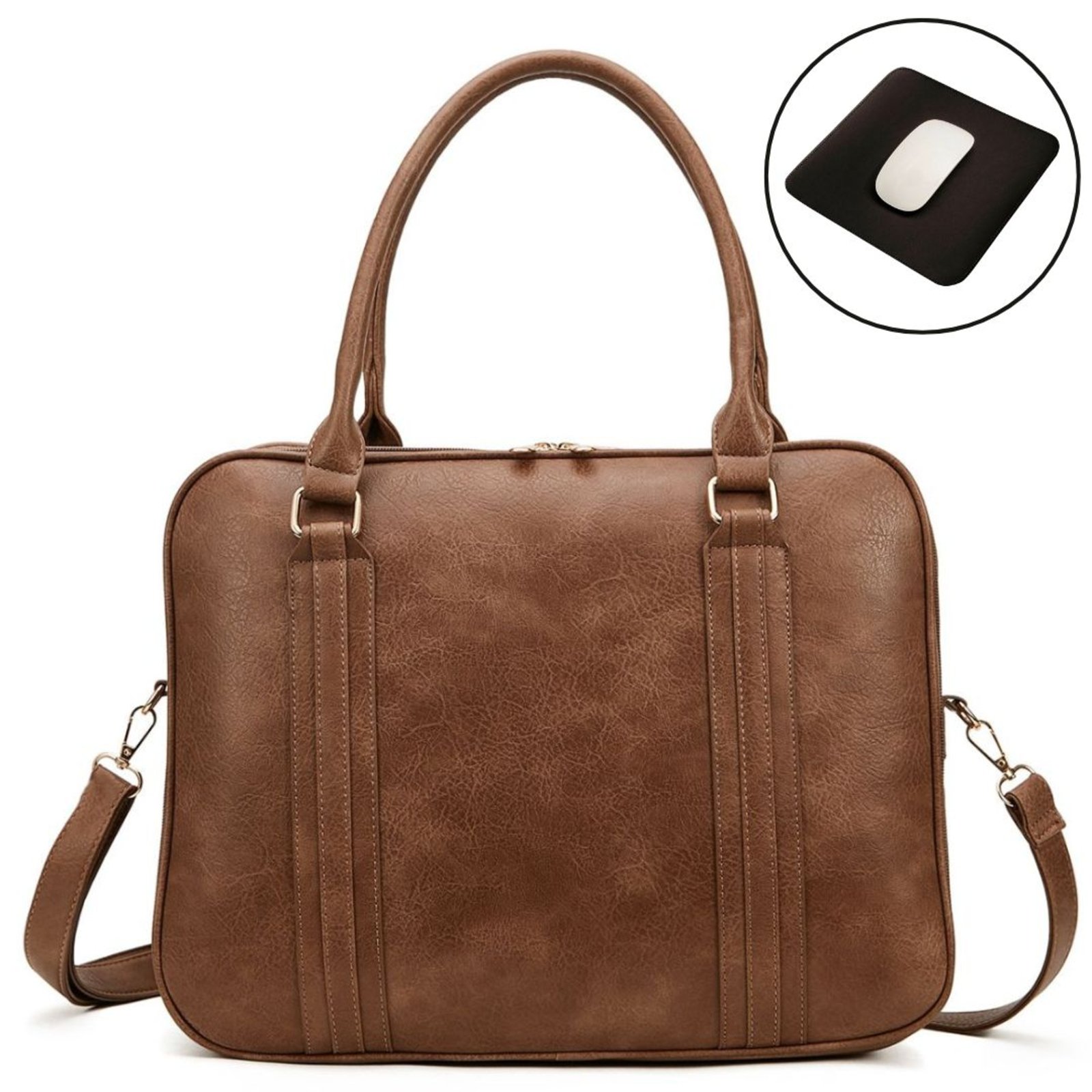 KIit Bolsa De Notebook Grande Pasta Executiva Maleta Case + Mousepad Star Shop
