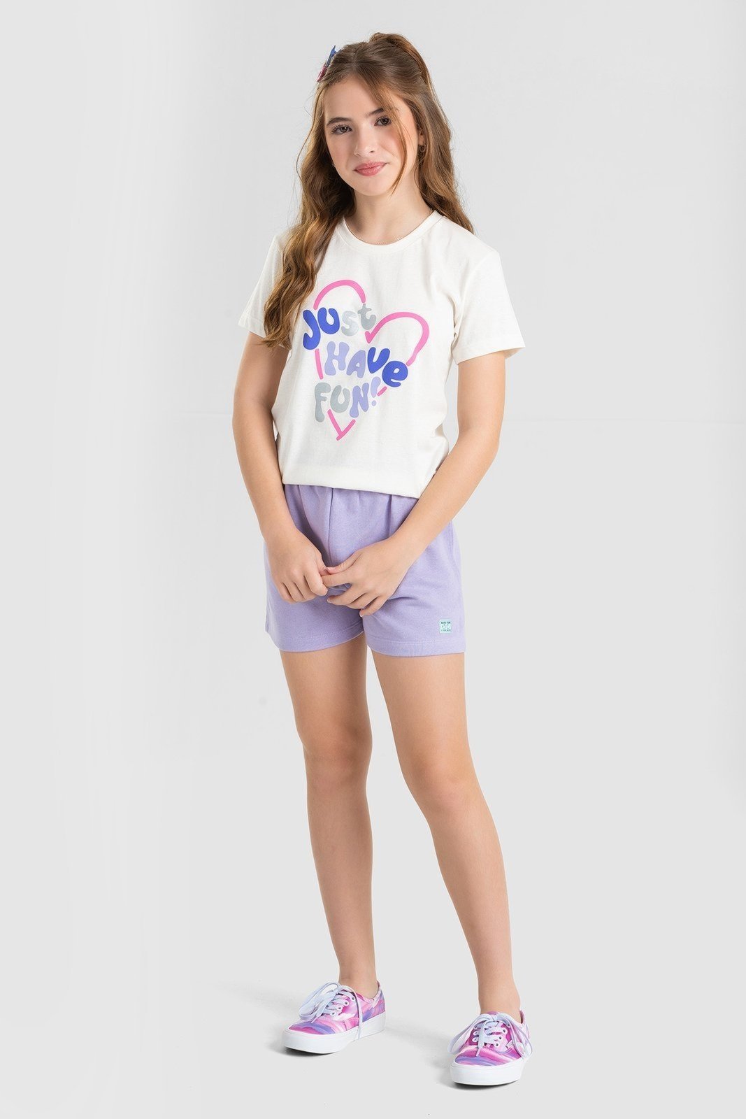 Infantil - Conjunto Juvenil Verão Feminino Just Have Fun!